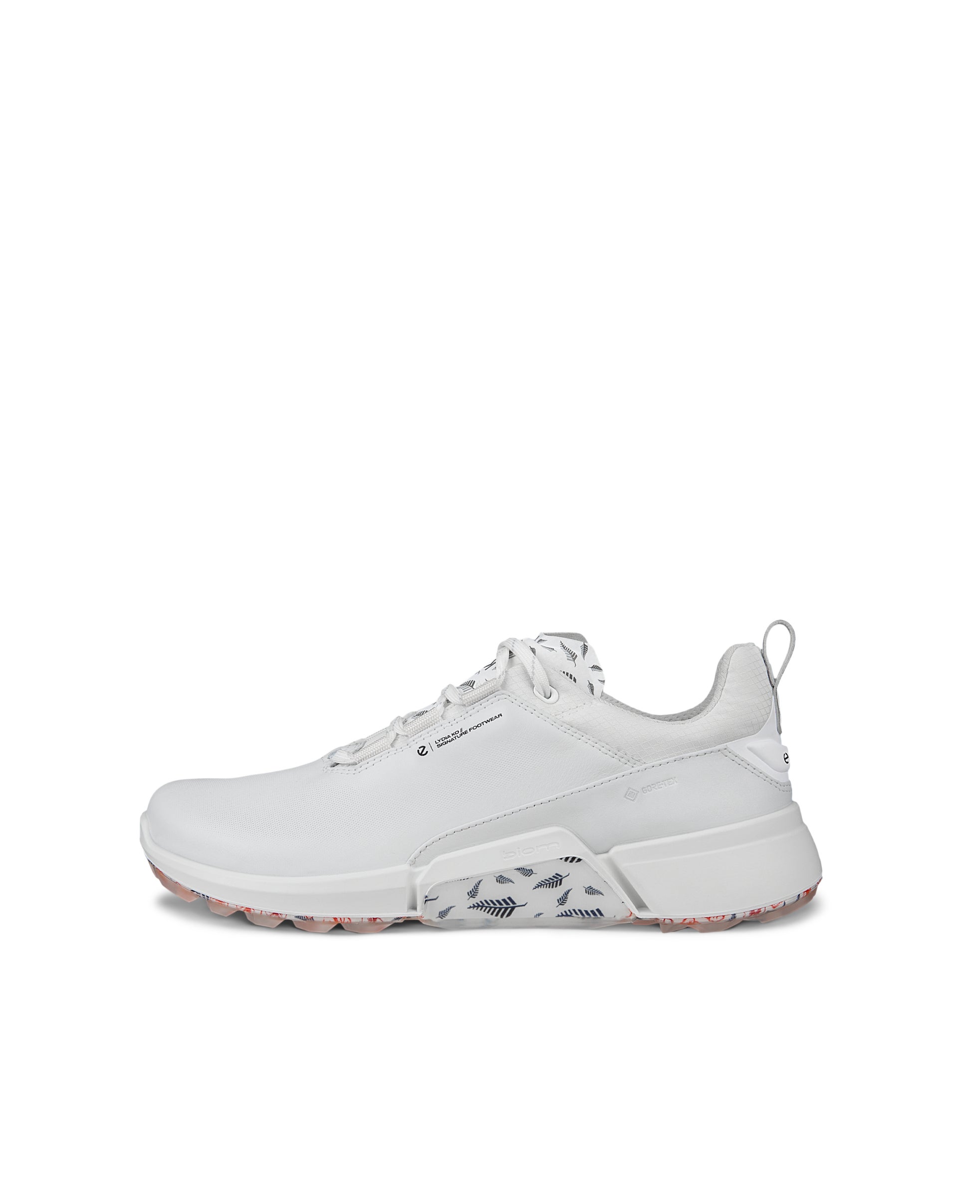 ECCO Golf BIOM H4 (Lydia Ko Edition) ウィメンズ レザーGore-Texゴルフシューズ - ホワイト - Outside