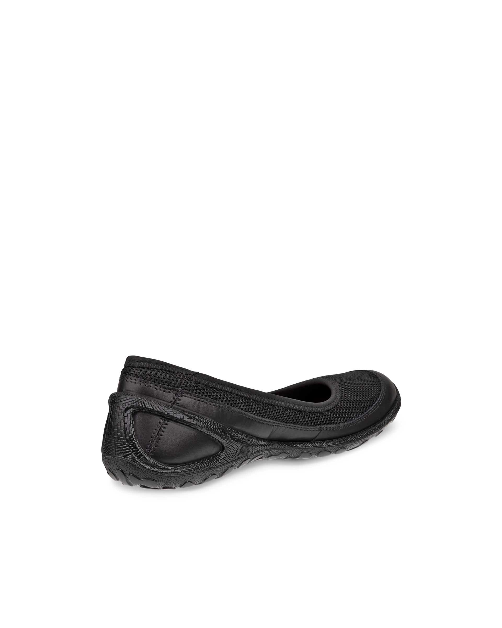 Women's ECCO® Biom Lite Textile Ballerina - Black - Back