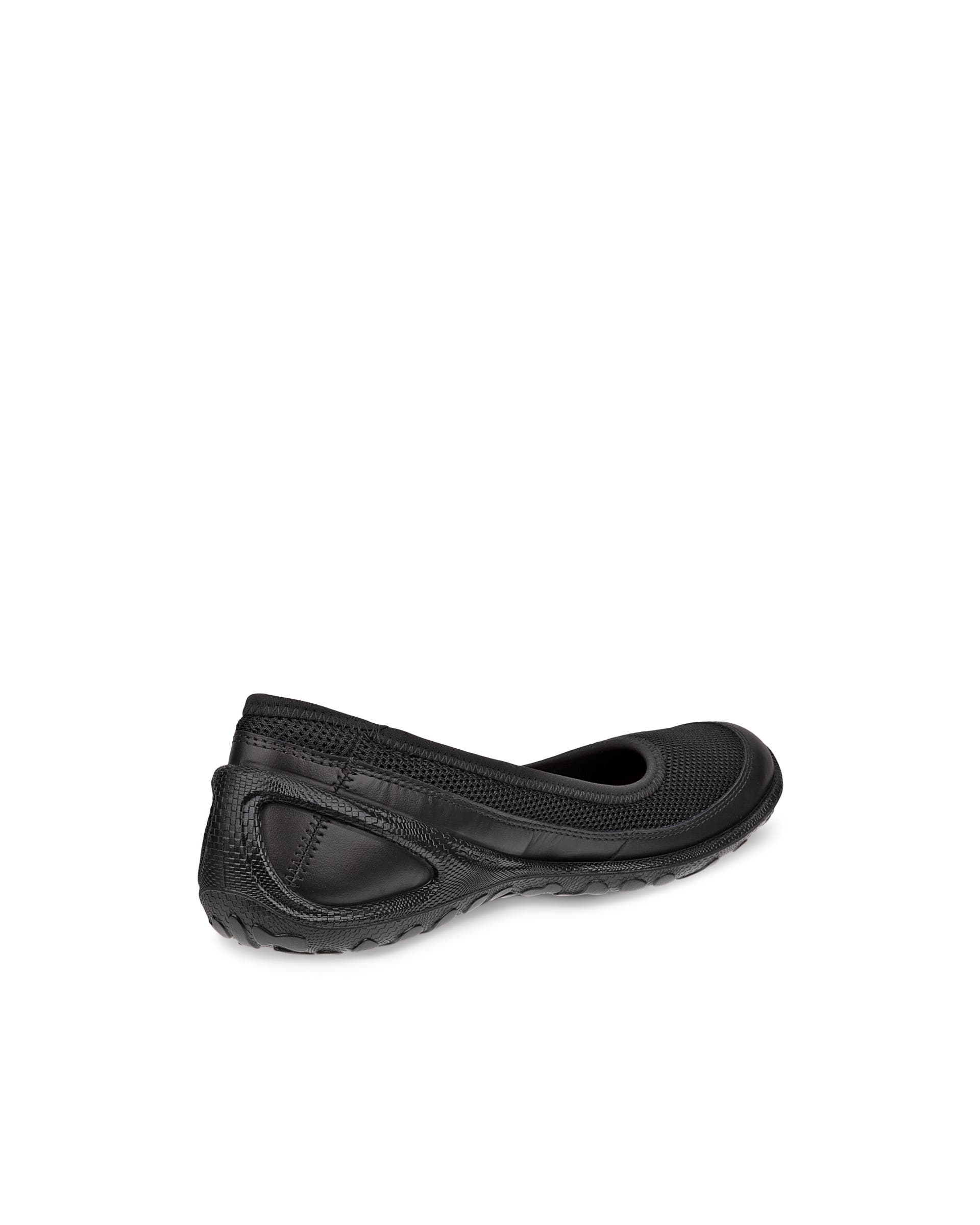 Women's ECCO® Biom Lite Textile Ballerina - Black - Back