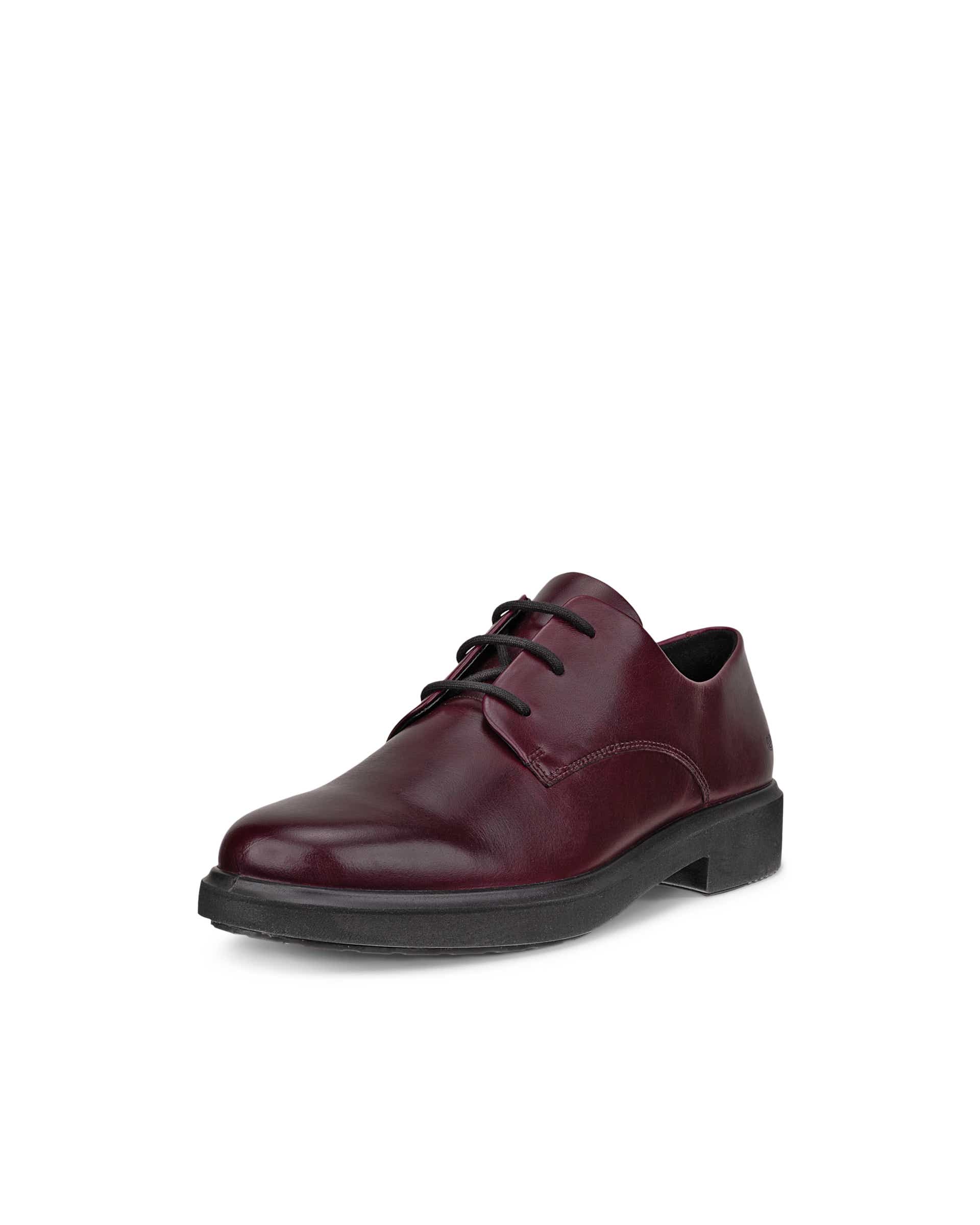 Women's ECCO® METROPOLE AMSTERDAM Leather Derby Shoe - Red - Main