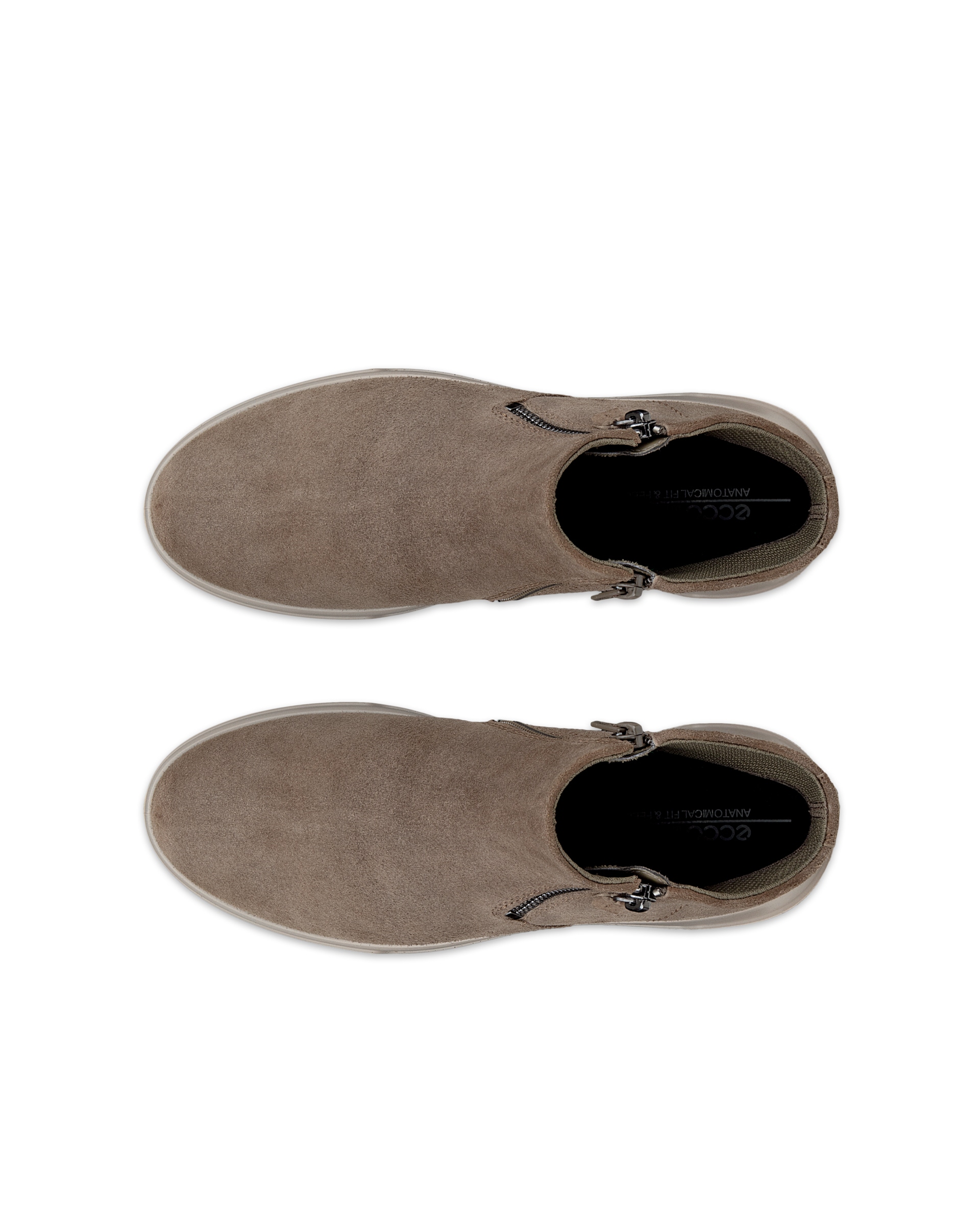 ECCO® MOVE Damen Velourslederstiefel - Braun - Top left pair