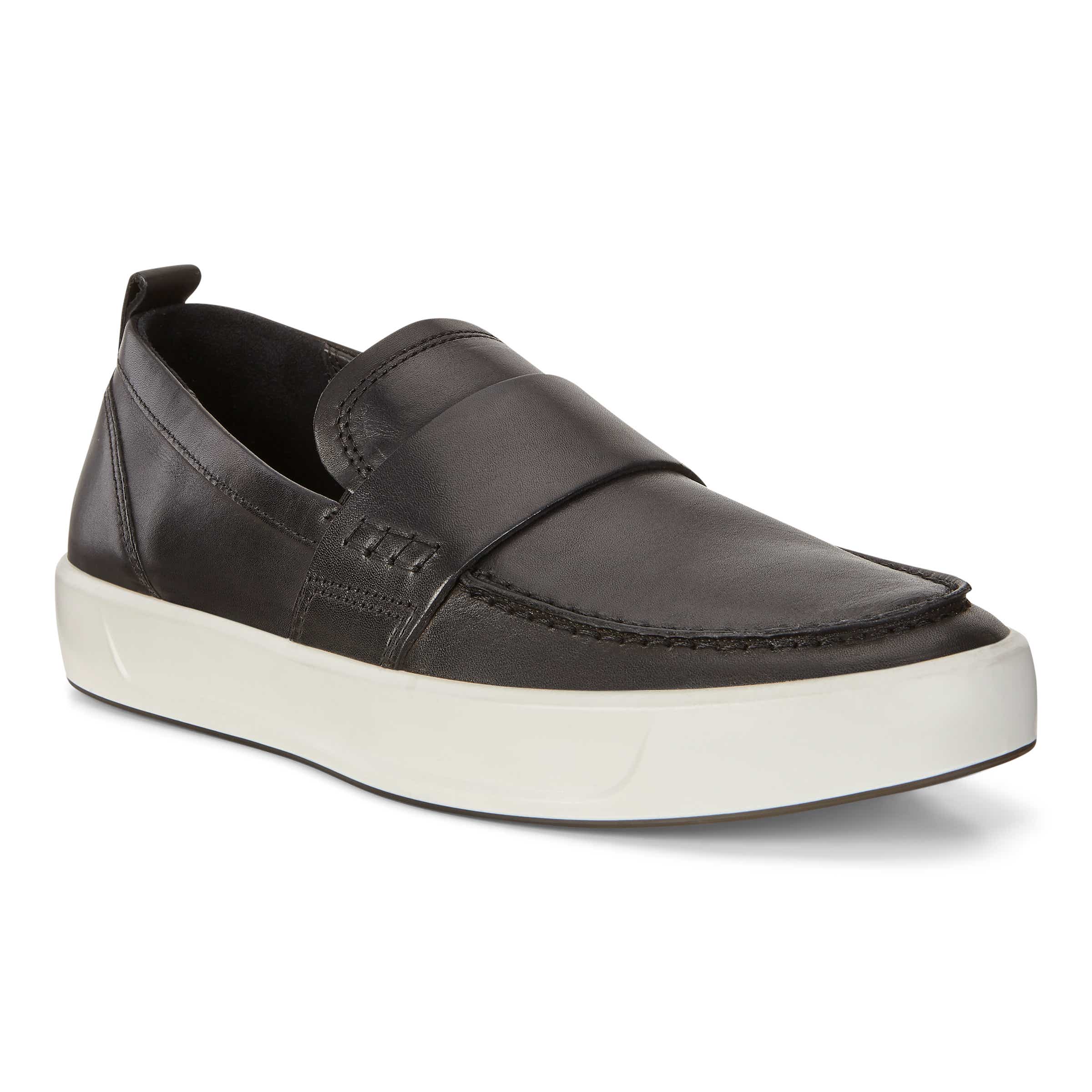 ECCO Mens Soft 8 Loafer - Black - Main