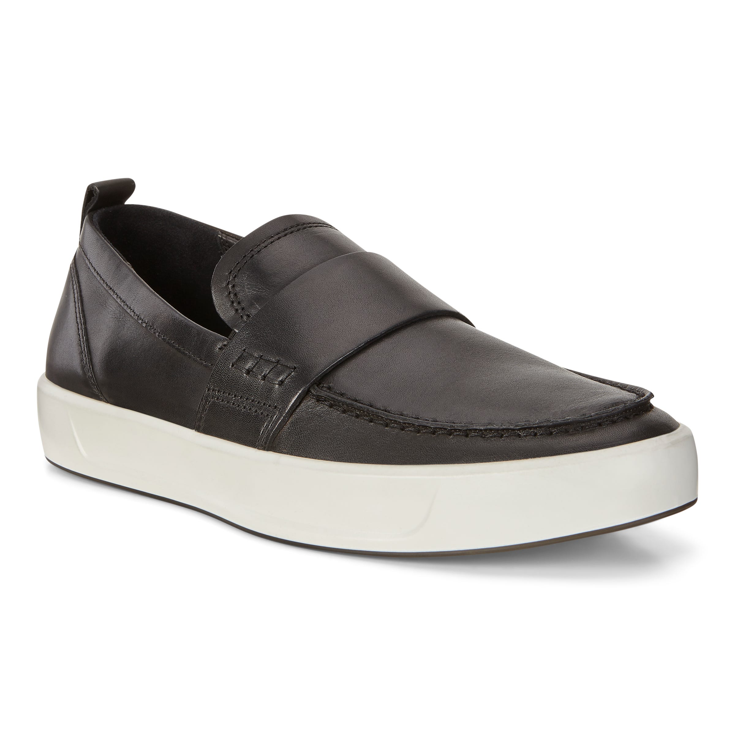 ECCO Mens Soft 8 Loafer - Black - Main