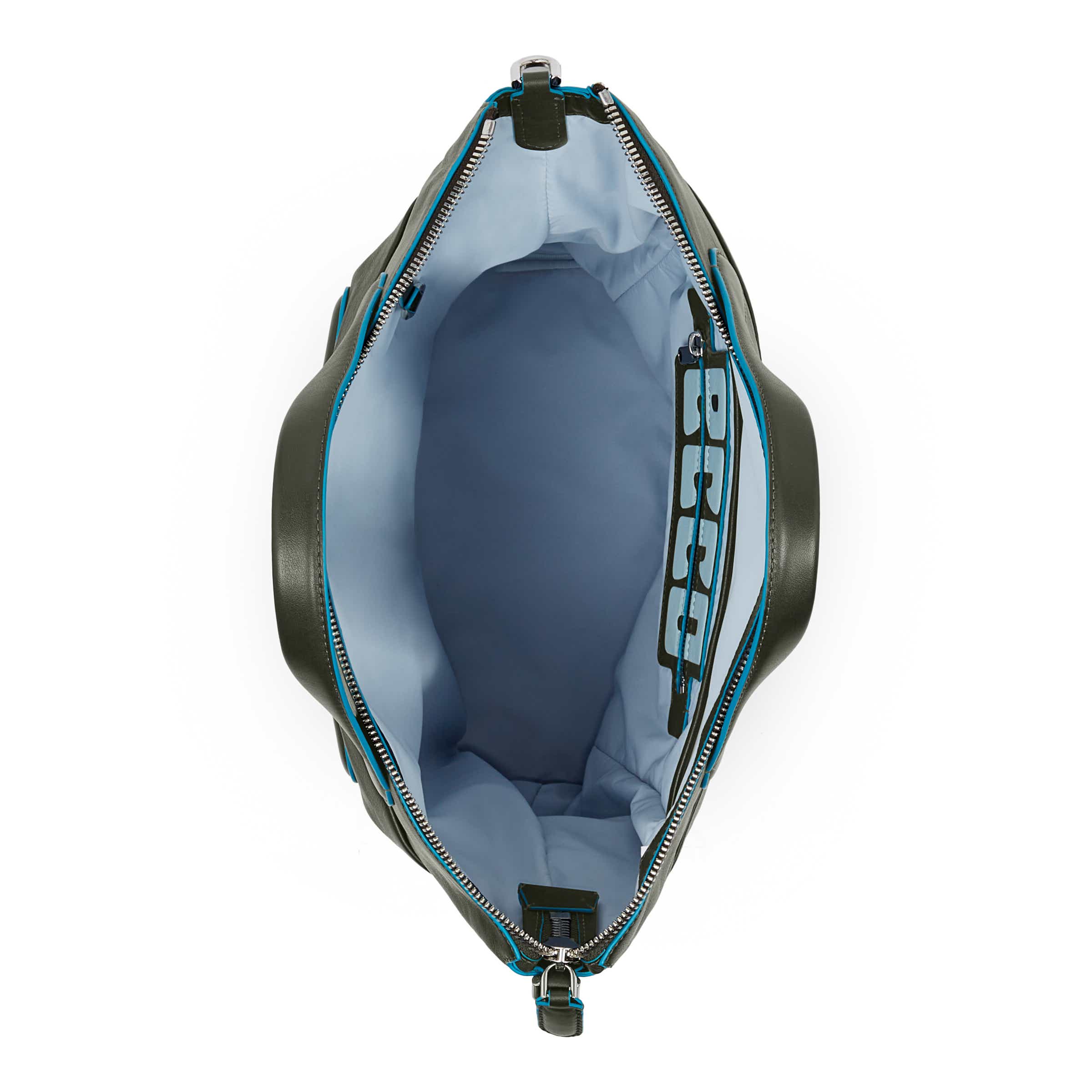 ECCO® E Emblem Leather Tote Bag - Green - Birdeye