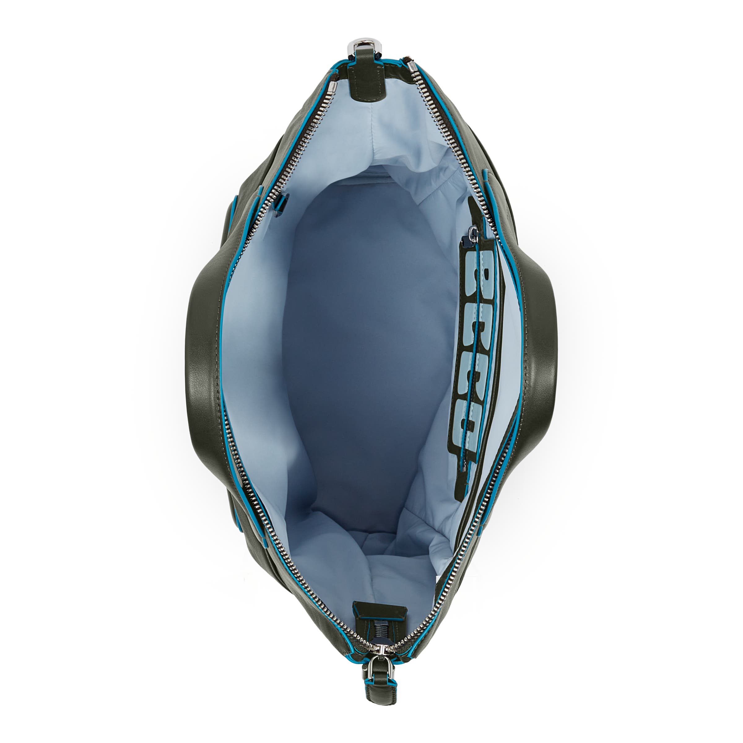 ECCO® E Emblem Leather Tote Bag - Green - Birdeye