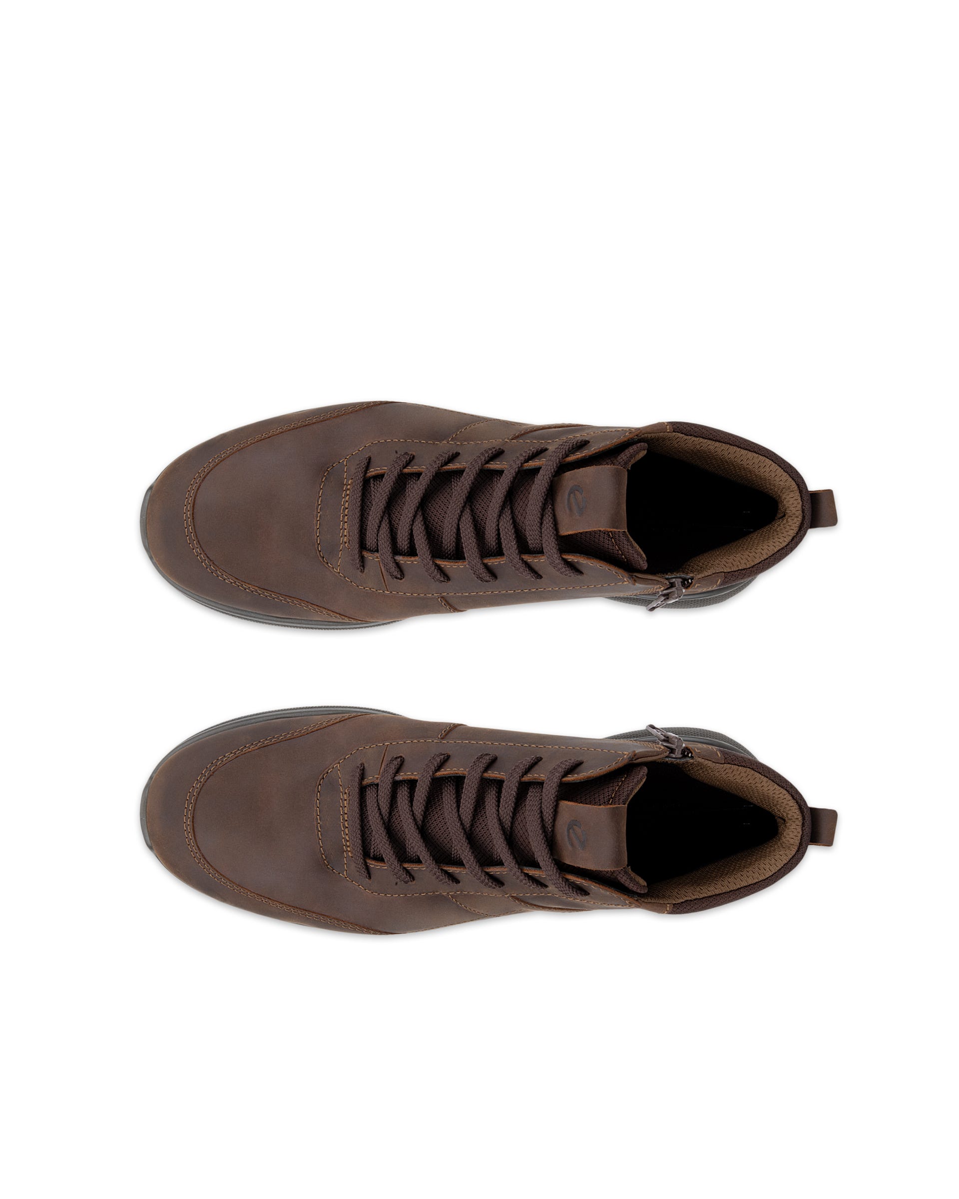 ECCO® IRVING heren waterdichte enkellaars van nubuck - Bruin - Outside
