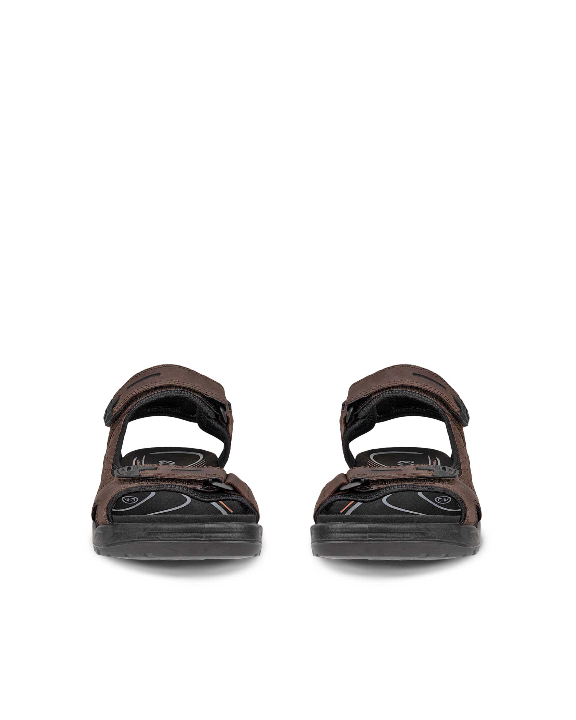 Pánské nubukové outdoorové sandály ECCO® Offroad - Hnědá - Front pair