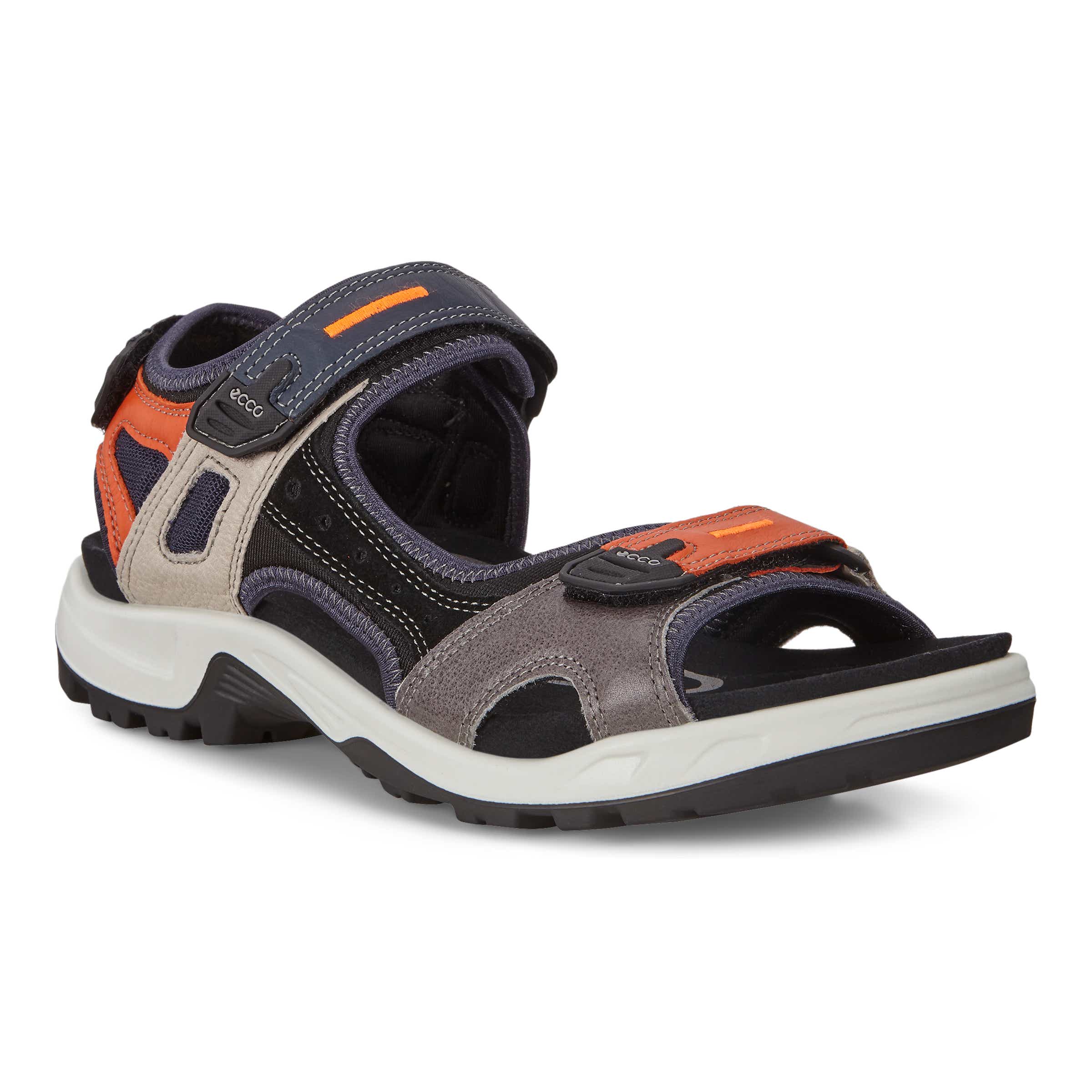 Men's ECCO® Offroad Leather Outdoor Sandal - Multicolour - Main