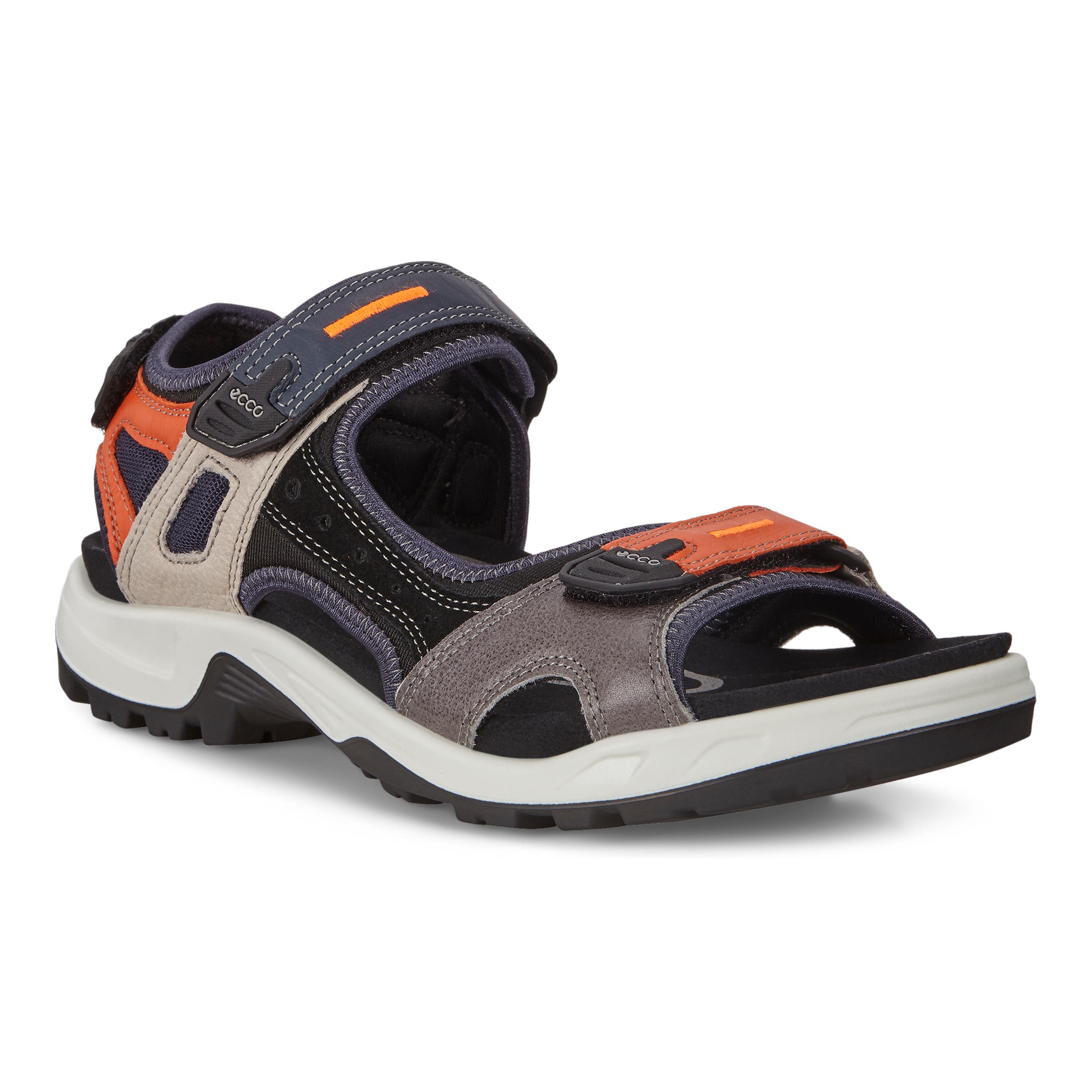 Men's ECCO® Offroad Leather Outdoor Sandal - Multicolour - Main