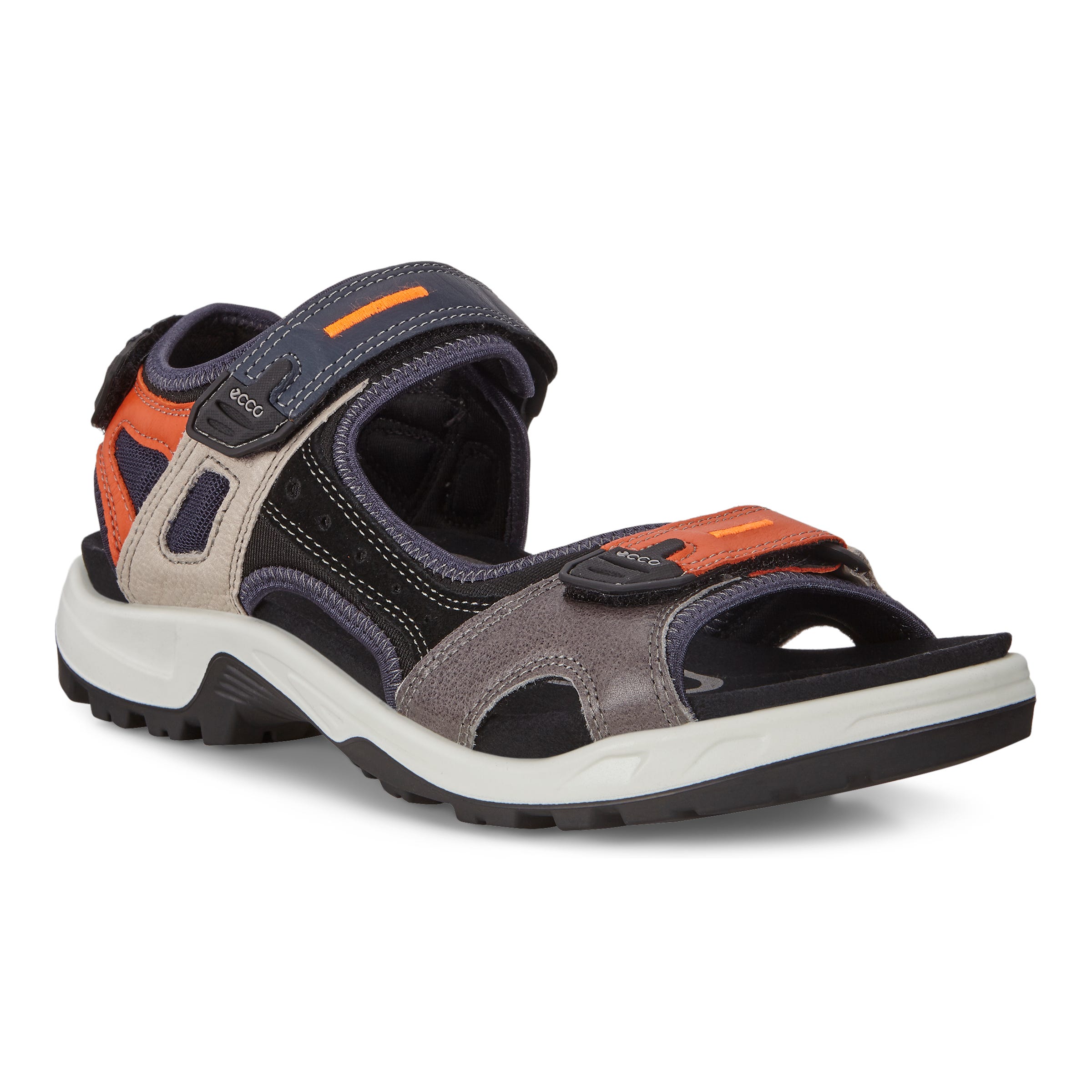Men's ECCO® Offroad Leather Outdoor Sandal - Multicolour - Main