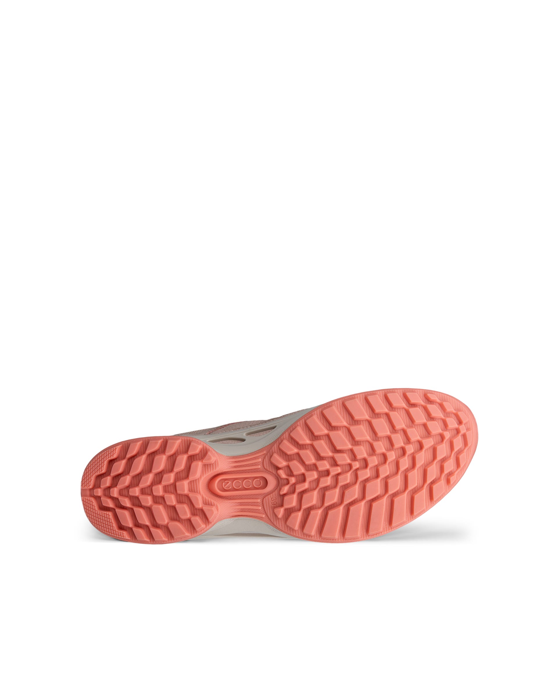 Damskie nubukowe sneakersy ECCO® BIOM ENERGI - Różowy - Sole