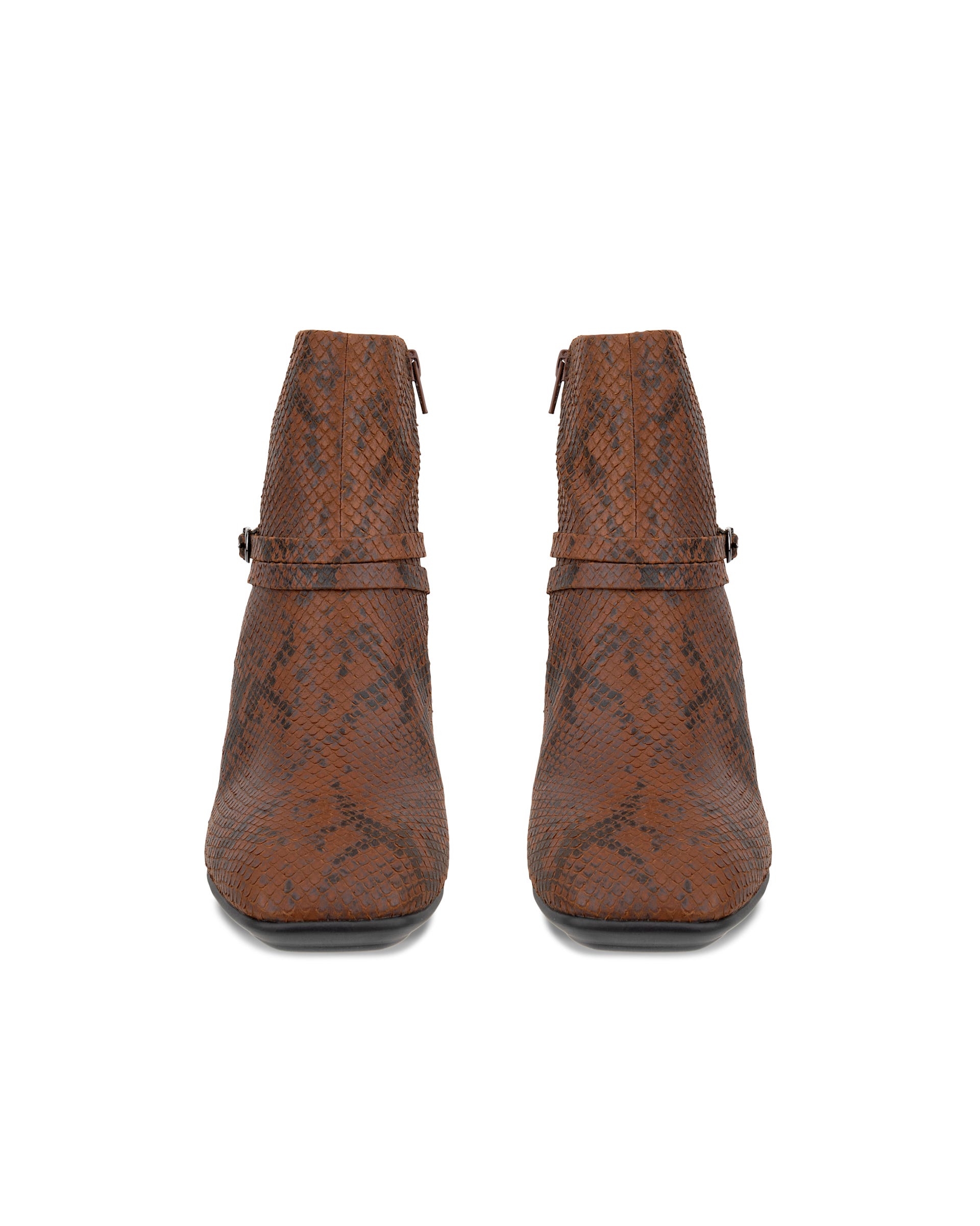 Women's ECCO® SCULPTED ALBA 65 Leather Boot - Brown - Front pair