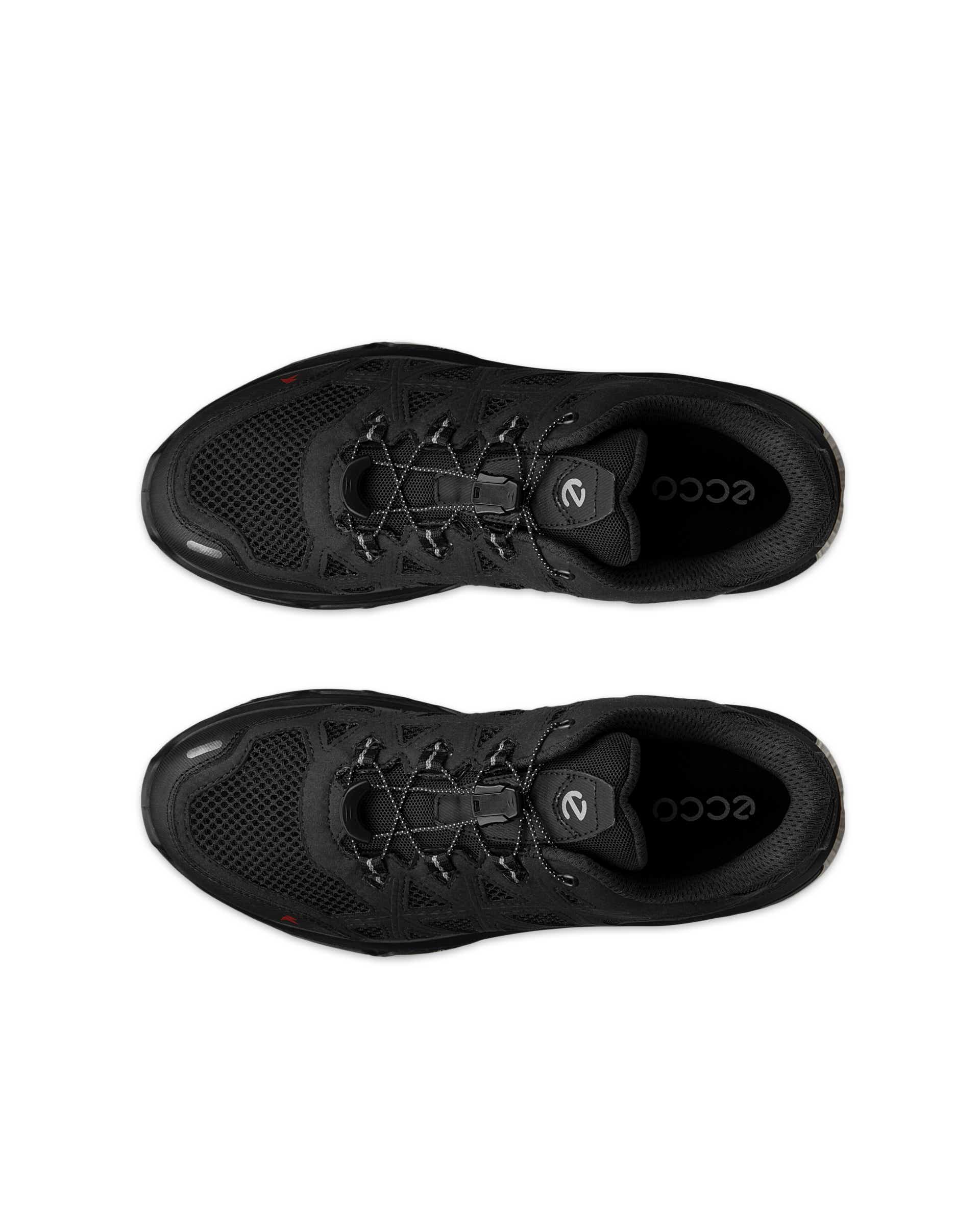 ECCO® RECEPTOR XP chaussures de course trail en toile pour femme - Noir - Top left pair