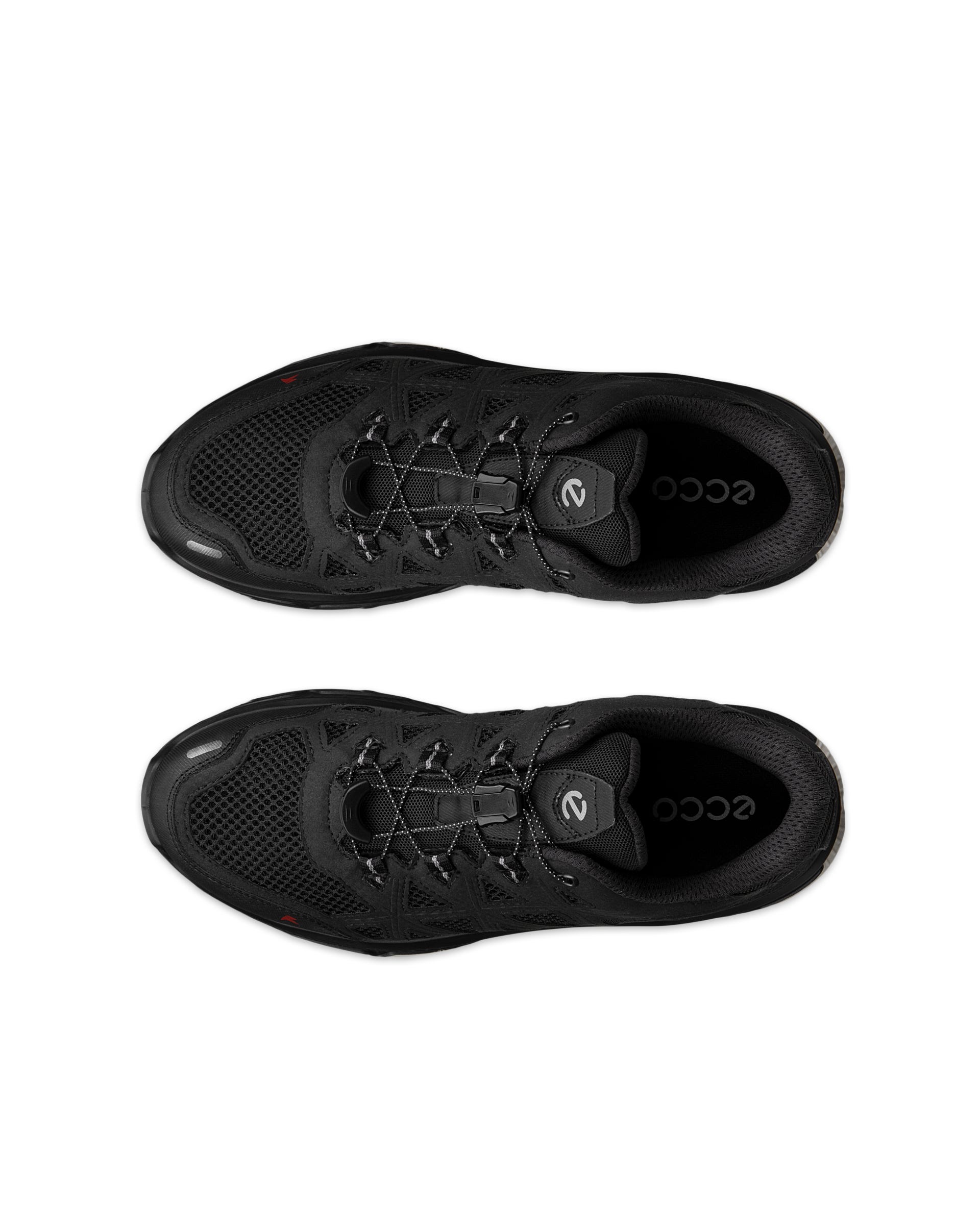 ECCO® RECEPTOR XP chaussures de course trail en toile pour femme - Noir - Top left pair