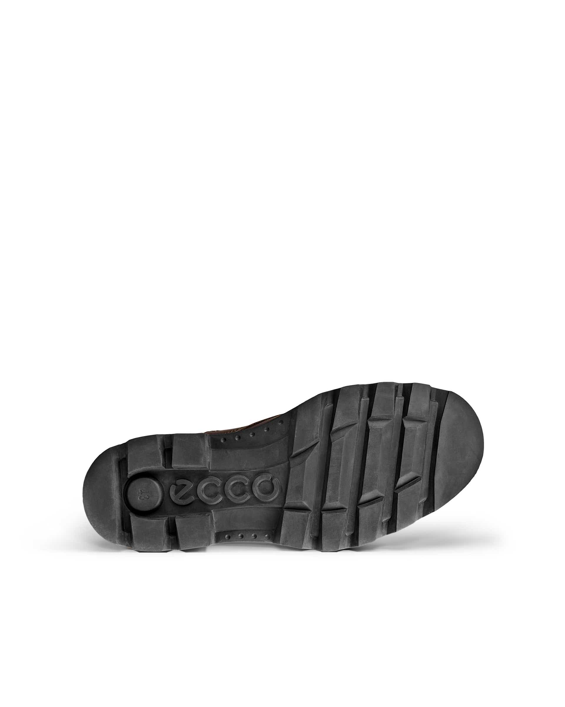 Botas de piel con cordones ECCO® Grainer para hombre - Marrón - Sole