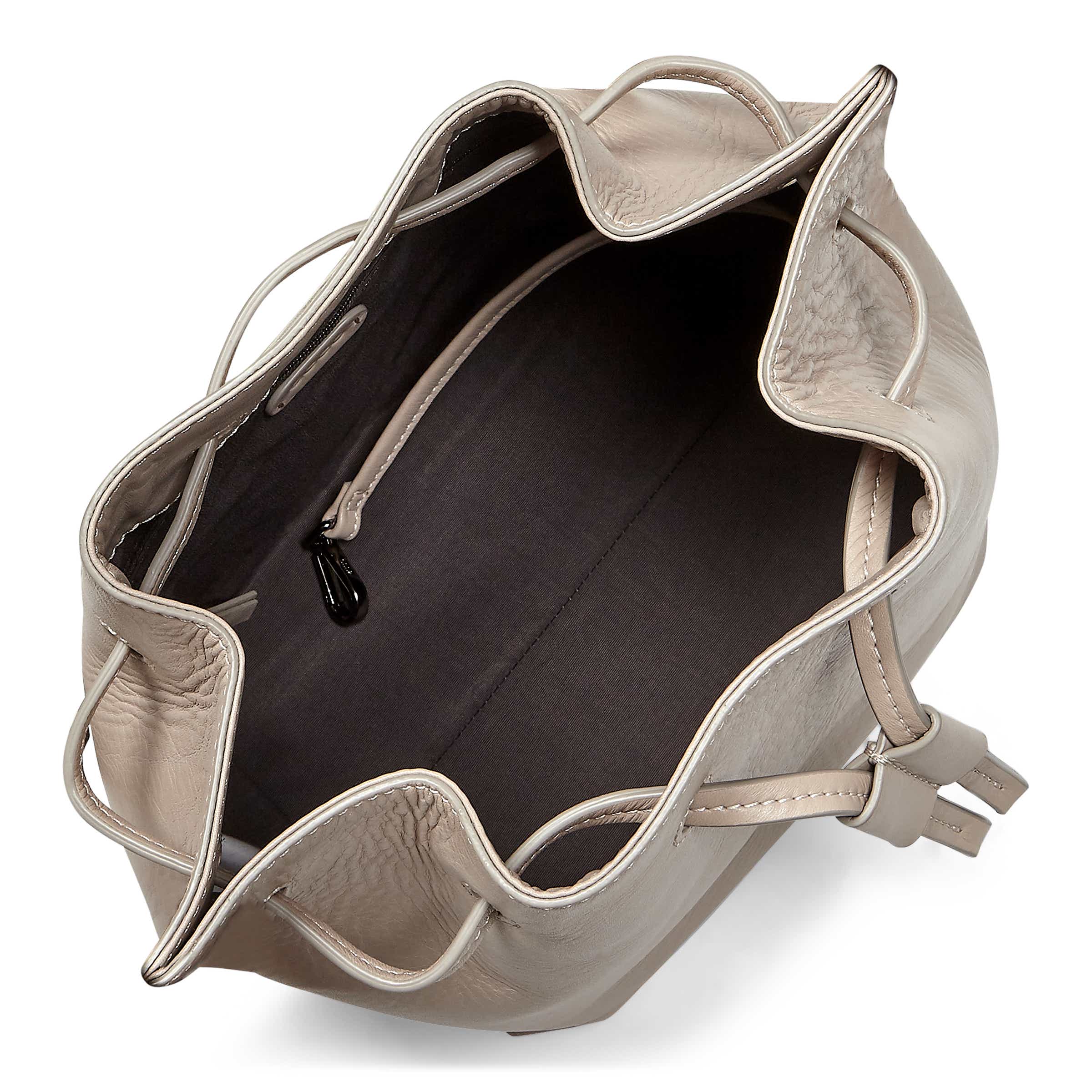 ECCO Sculptured Small Bucket Bag - Pink - Inside