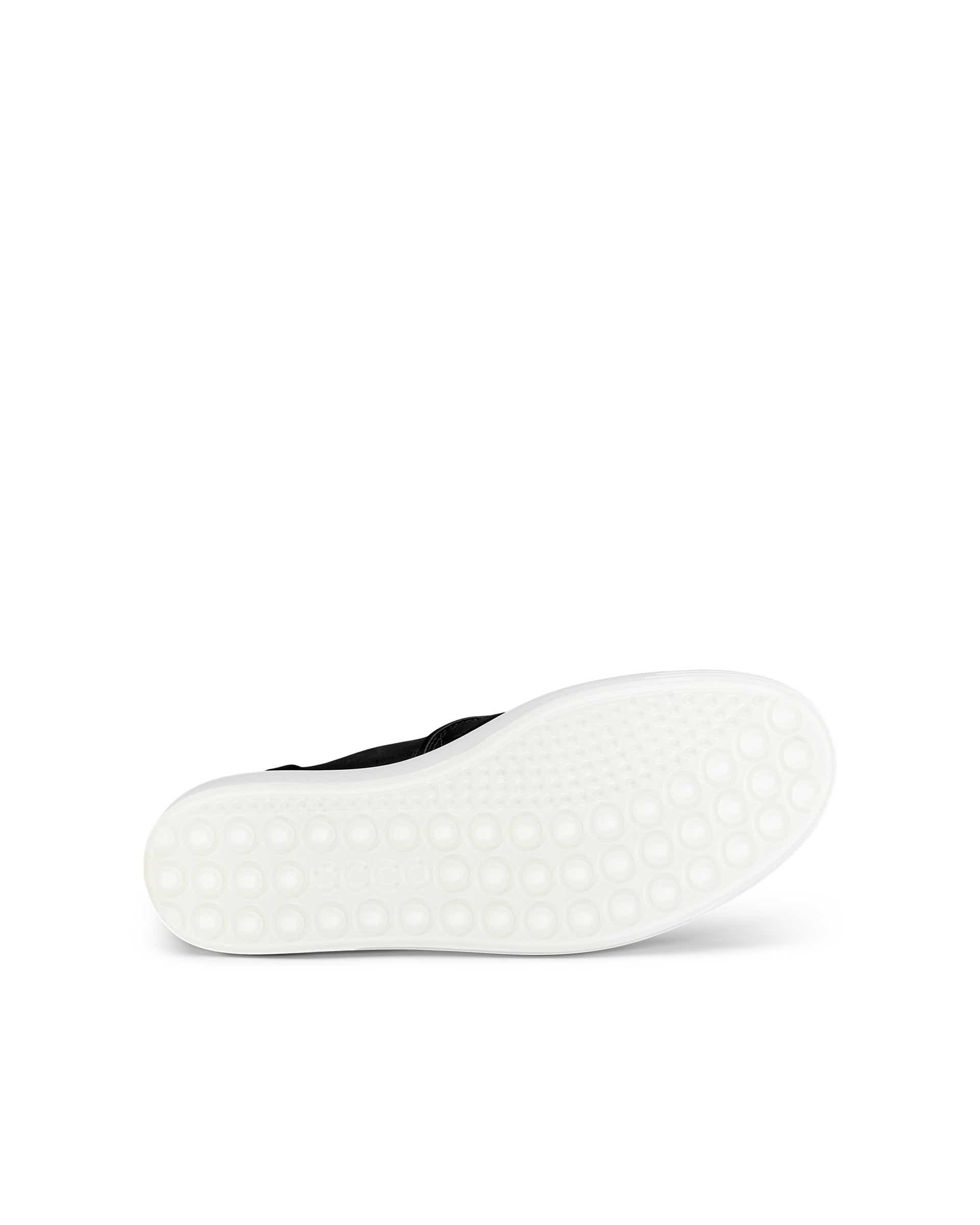 Women's ECCO® Soft 7 Woven Leather Slip-On - Black - Sole