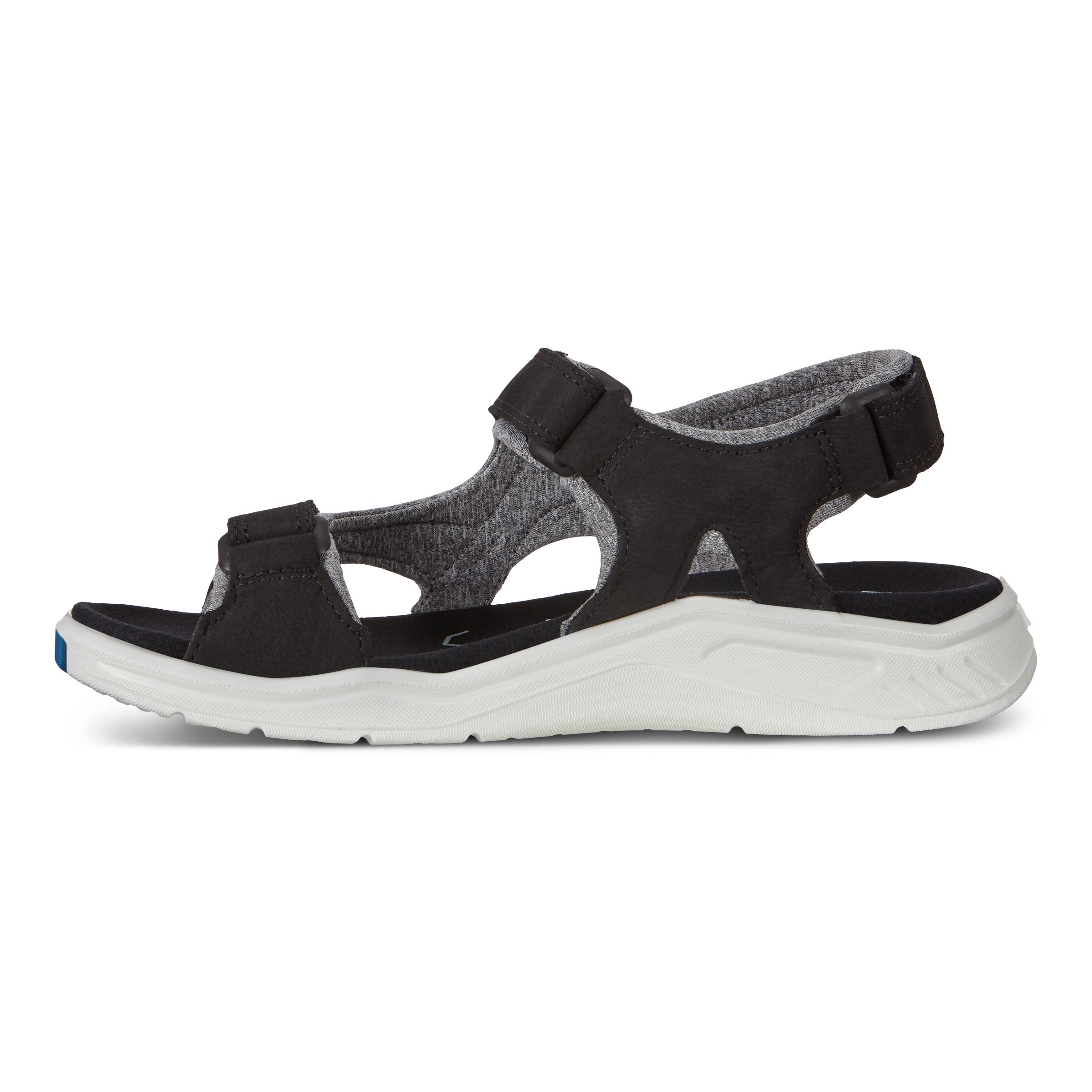 ECCO X-TRINSIC K Flat Sandal - Black - Inside