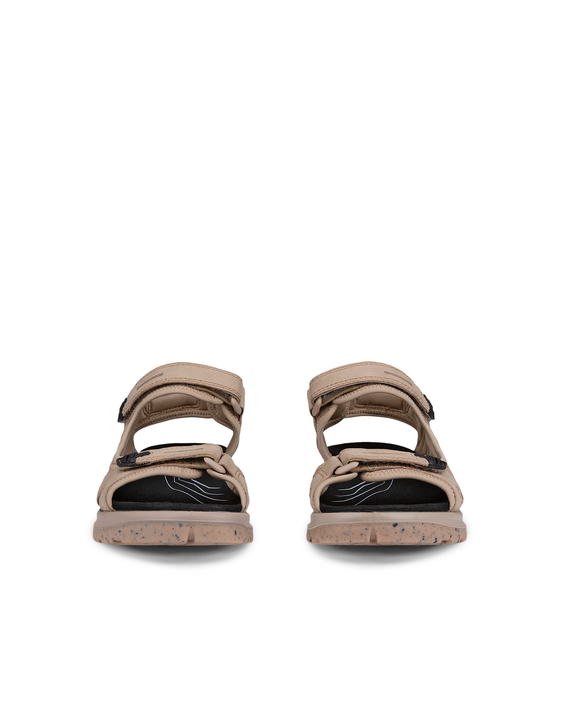 Sandale d’extérieur en nubuck ECCO® Offroad pour femmes - Beige - Front pair