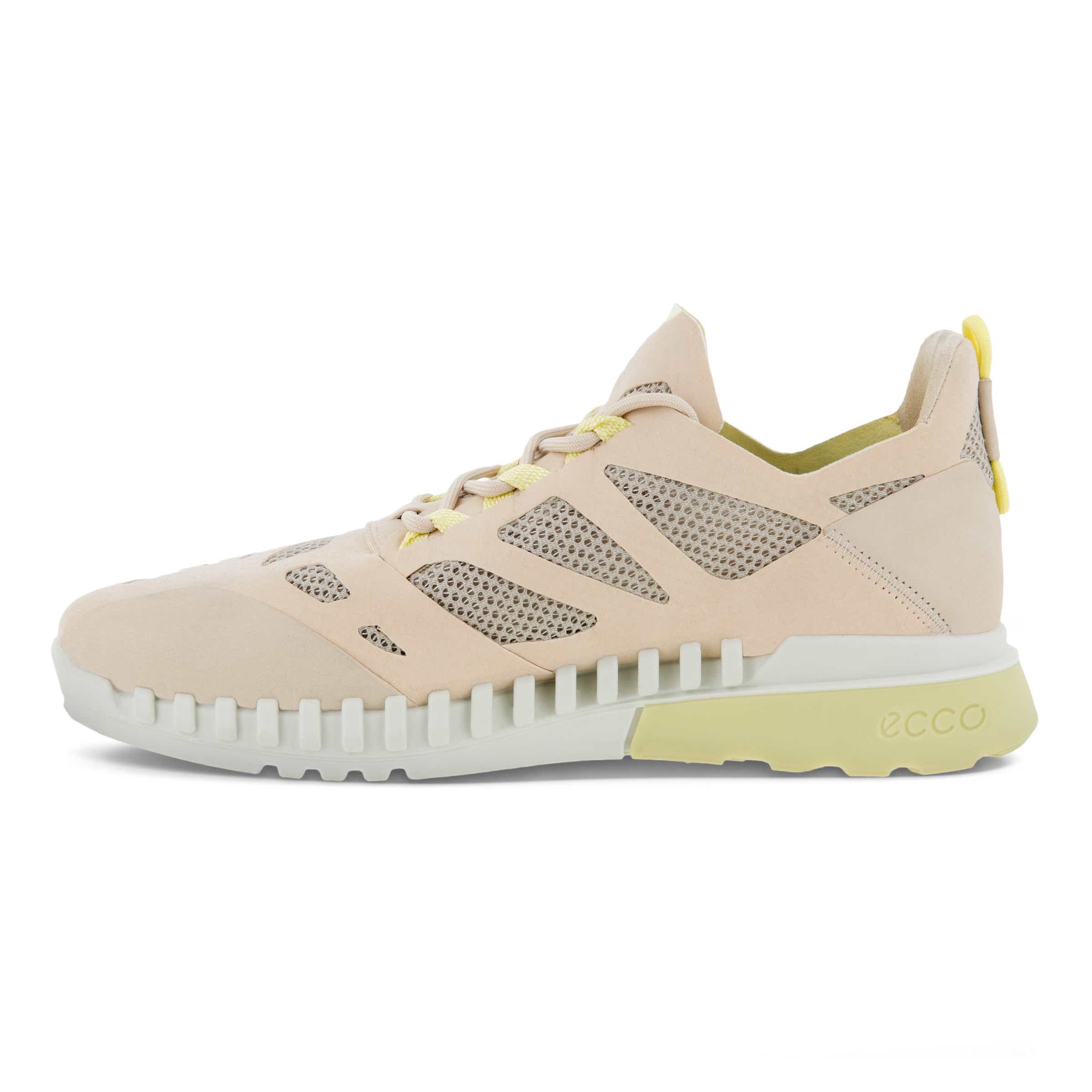 Women's ECCO® Zipflex Outdoor Sneaker - Beige - Inside