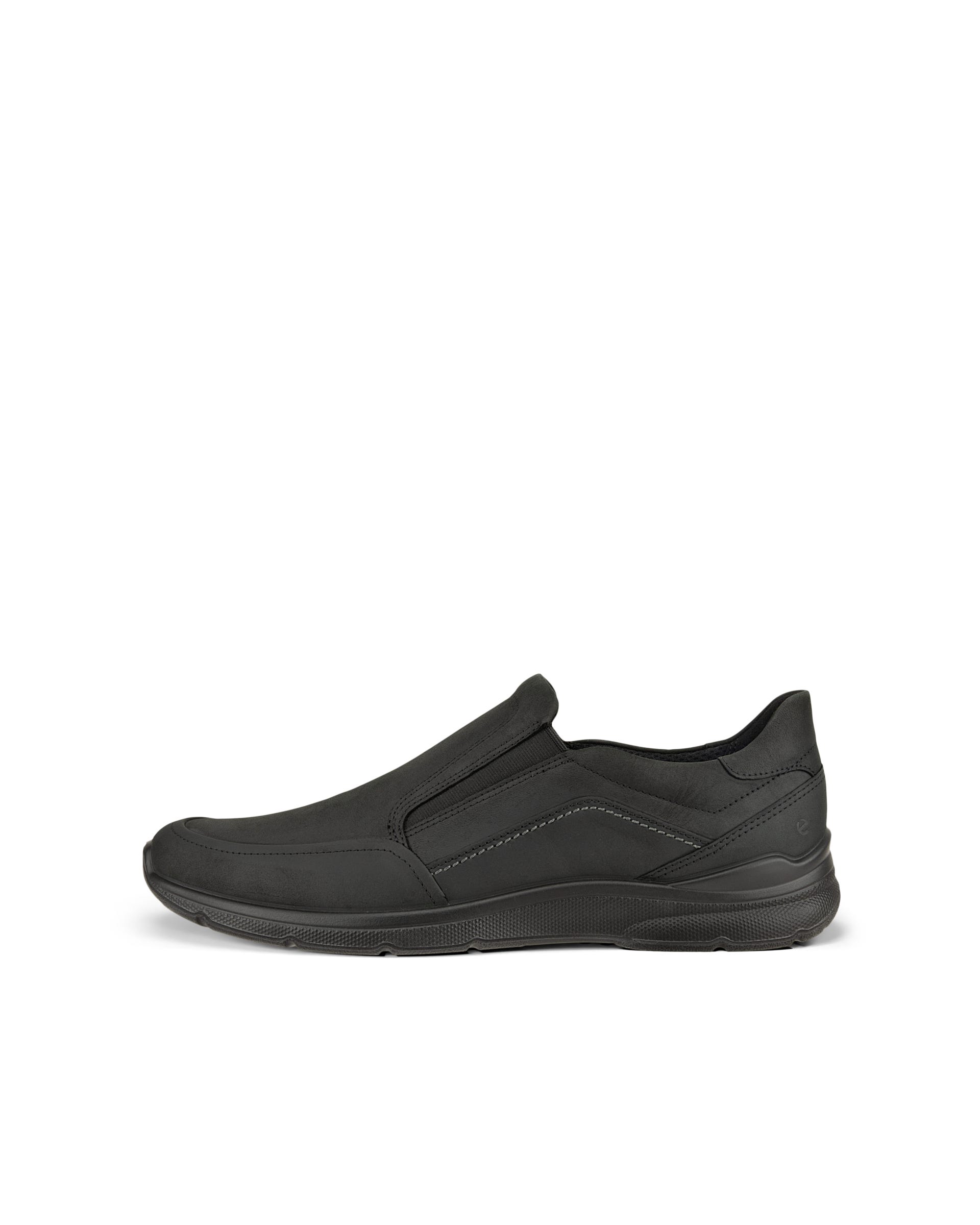 ECCO® Irving Heren nubuck instapper - Zwart - Outside