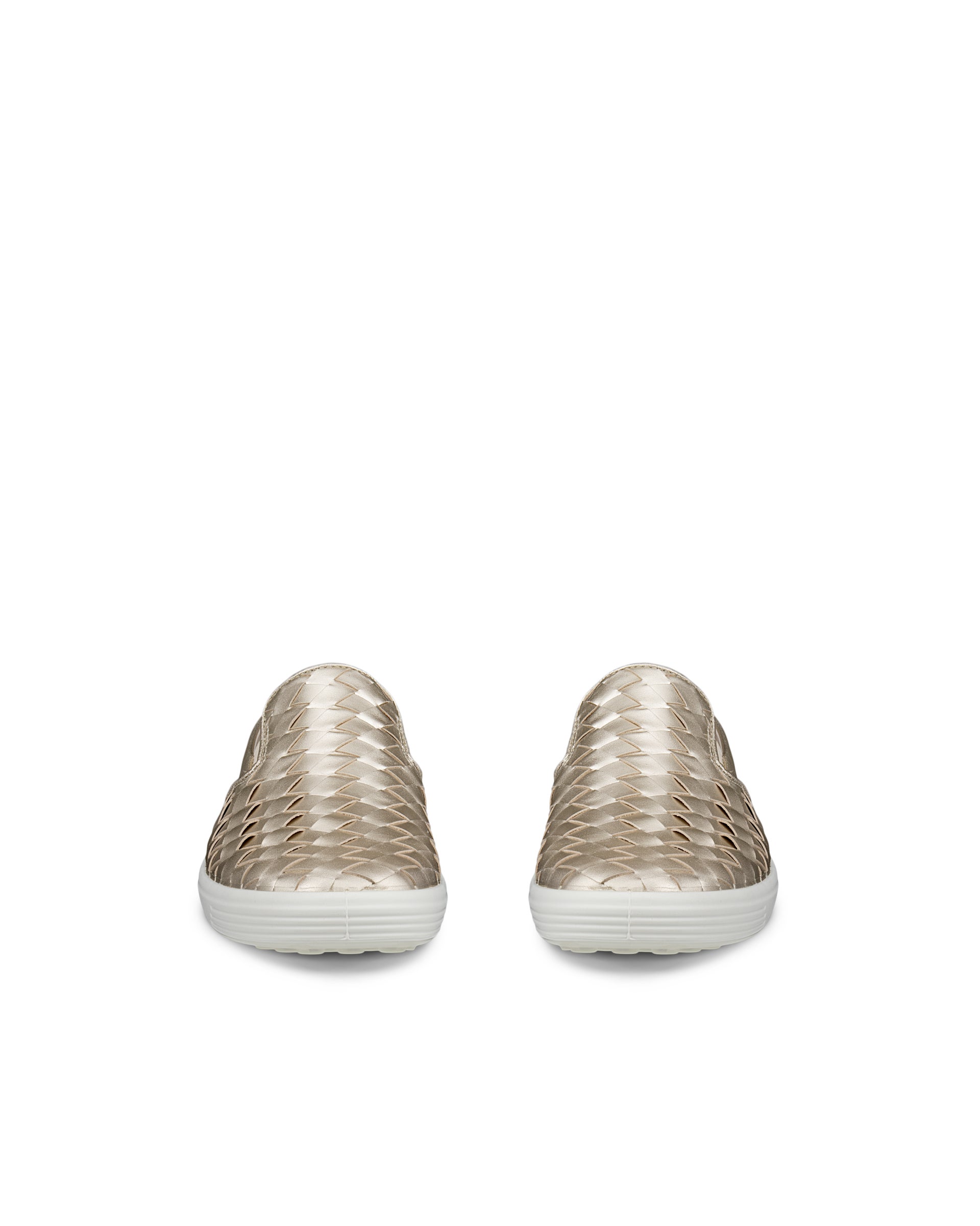 ECCO SOFT 7 WOMEN'S SLIP-ON - Metallic - Front pair