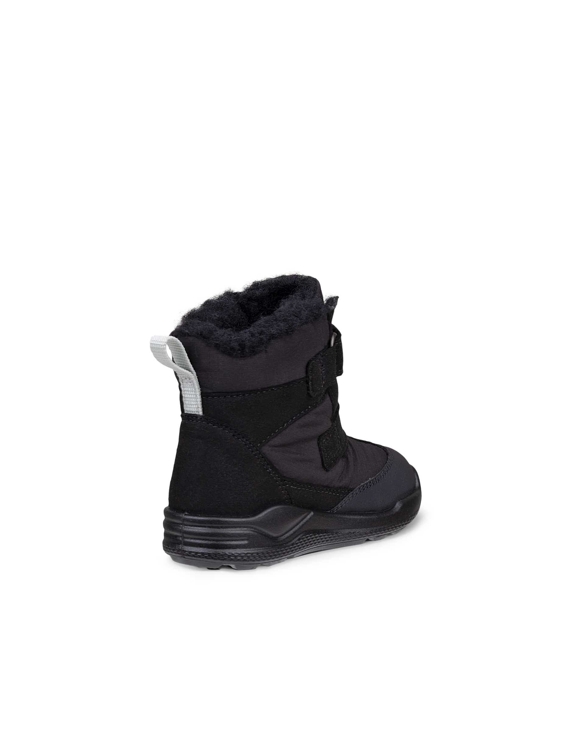 Botas impermeáveis inverno têxtil criança ECCO® URBAN MINI - Preto - Back