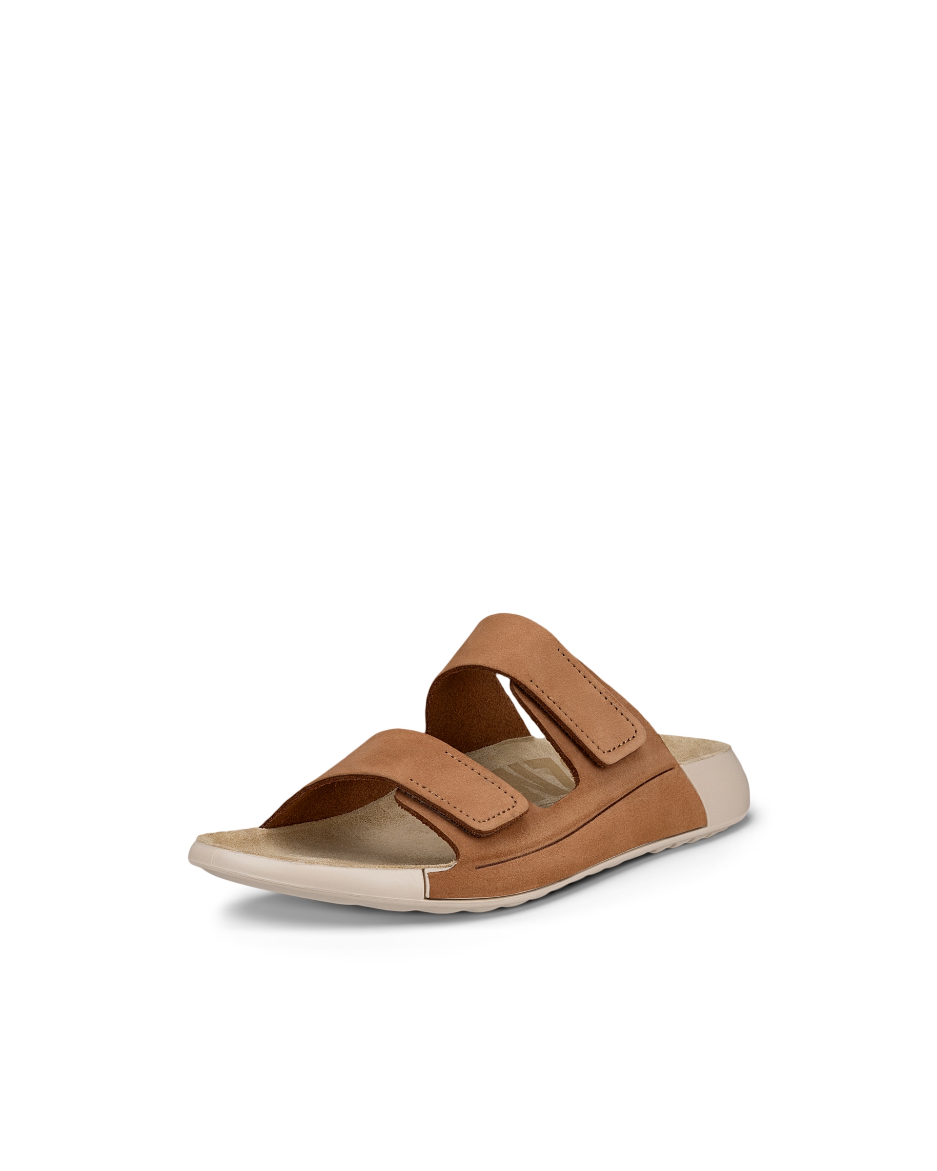 ECCO® Cozmo rihmadega nubuknahast sandaalid naistele - Pruun - Main