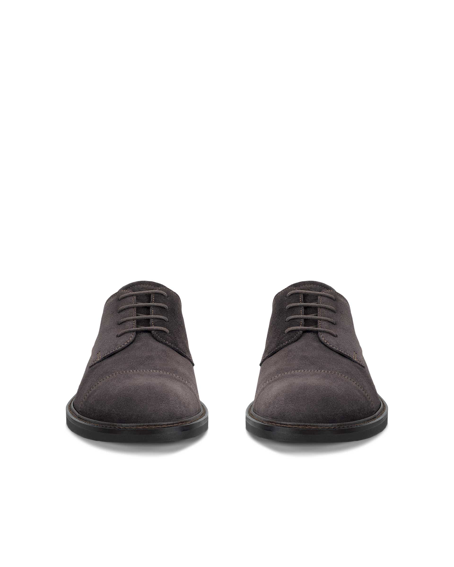 ECCO® METROPOLE PRAGUE Herren Derbyschuh aus Veloursleder - Braun - Front pair