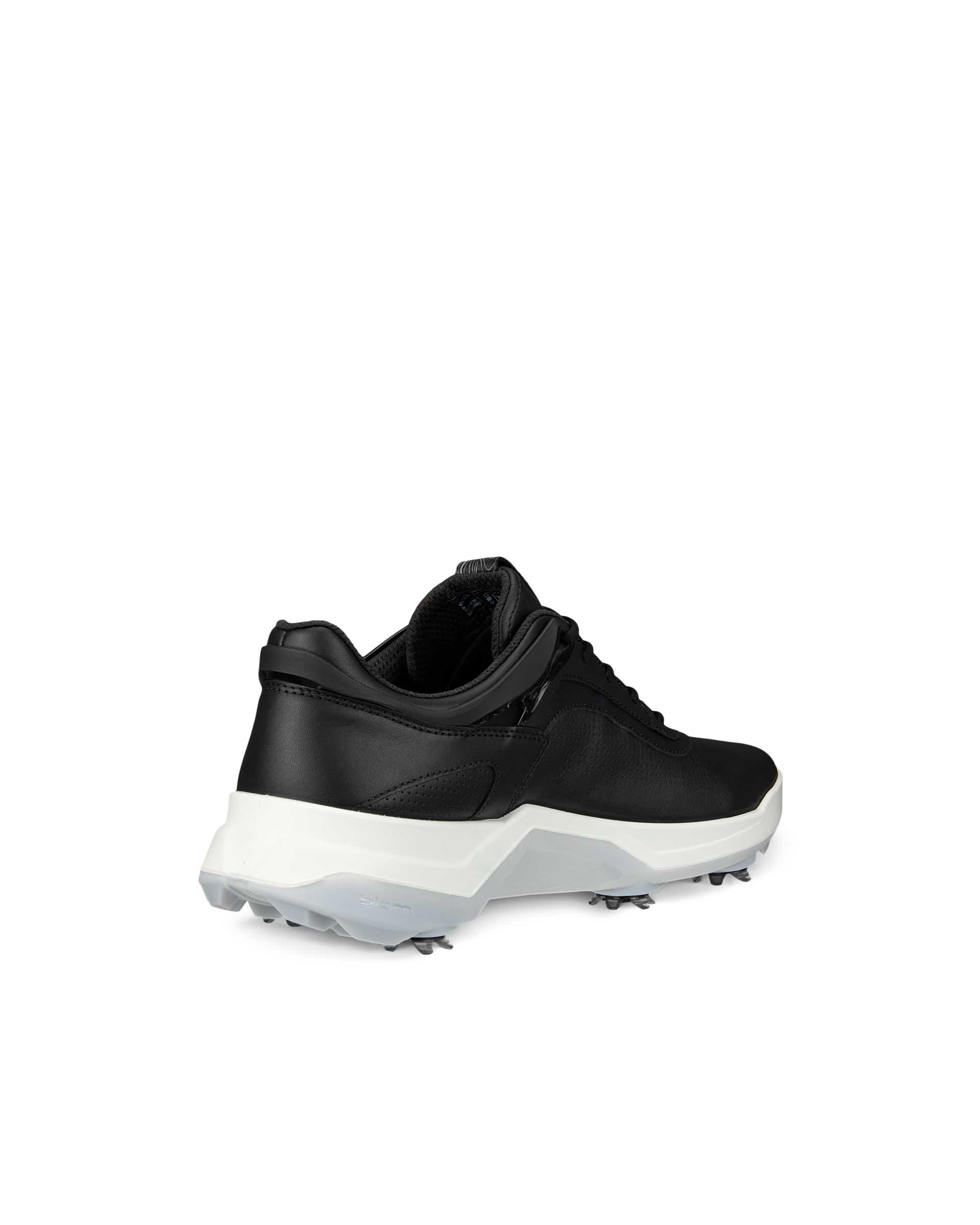Men's ECCO® Golf Biom G5 Leather Cleated Waterproof Golf Shoe - Black - Back