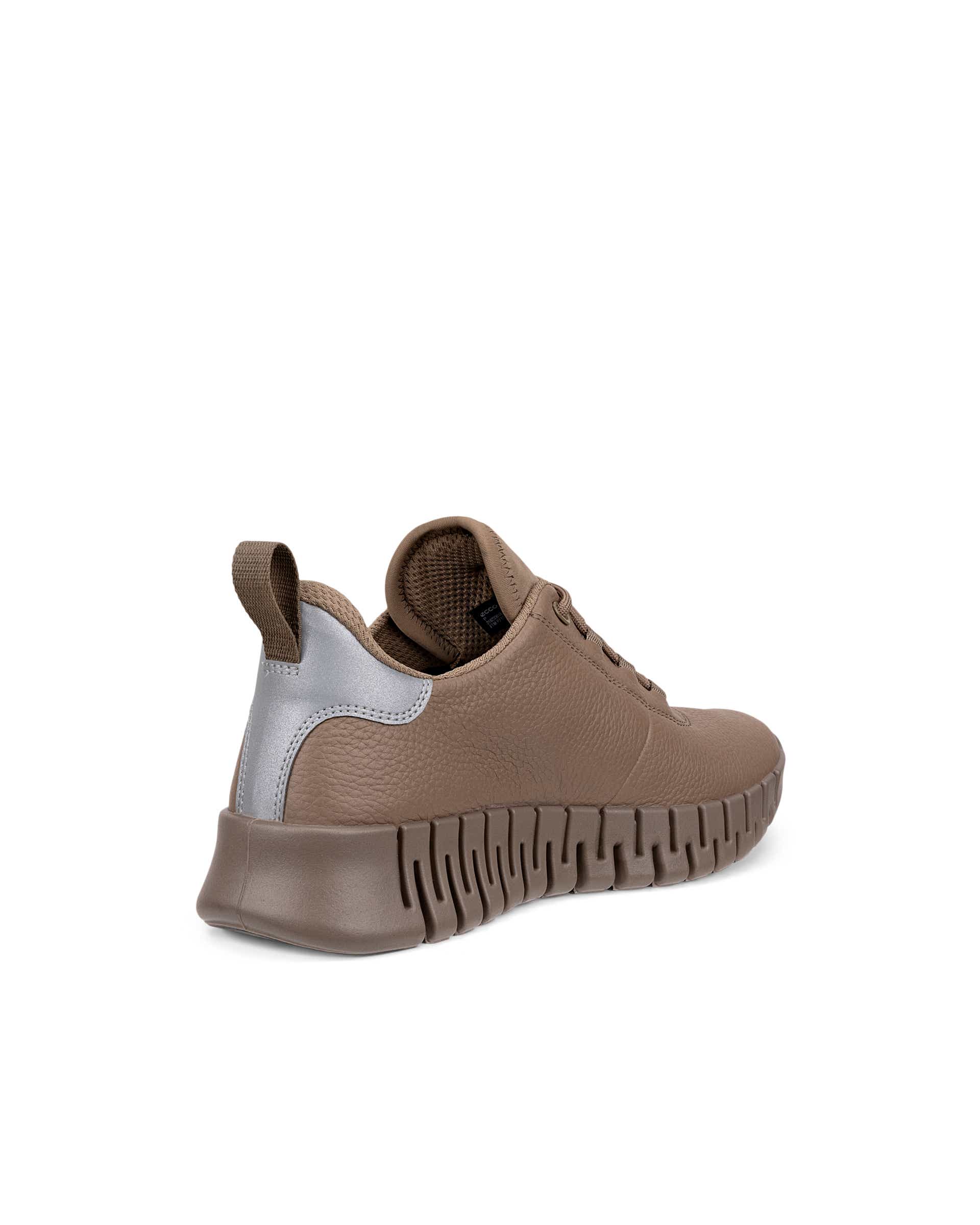Ténis couro Gore-Tex mulher ECCO® GRUUV - Castanho - Back