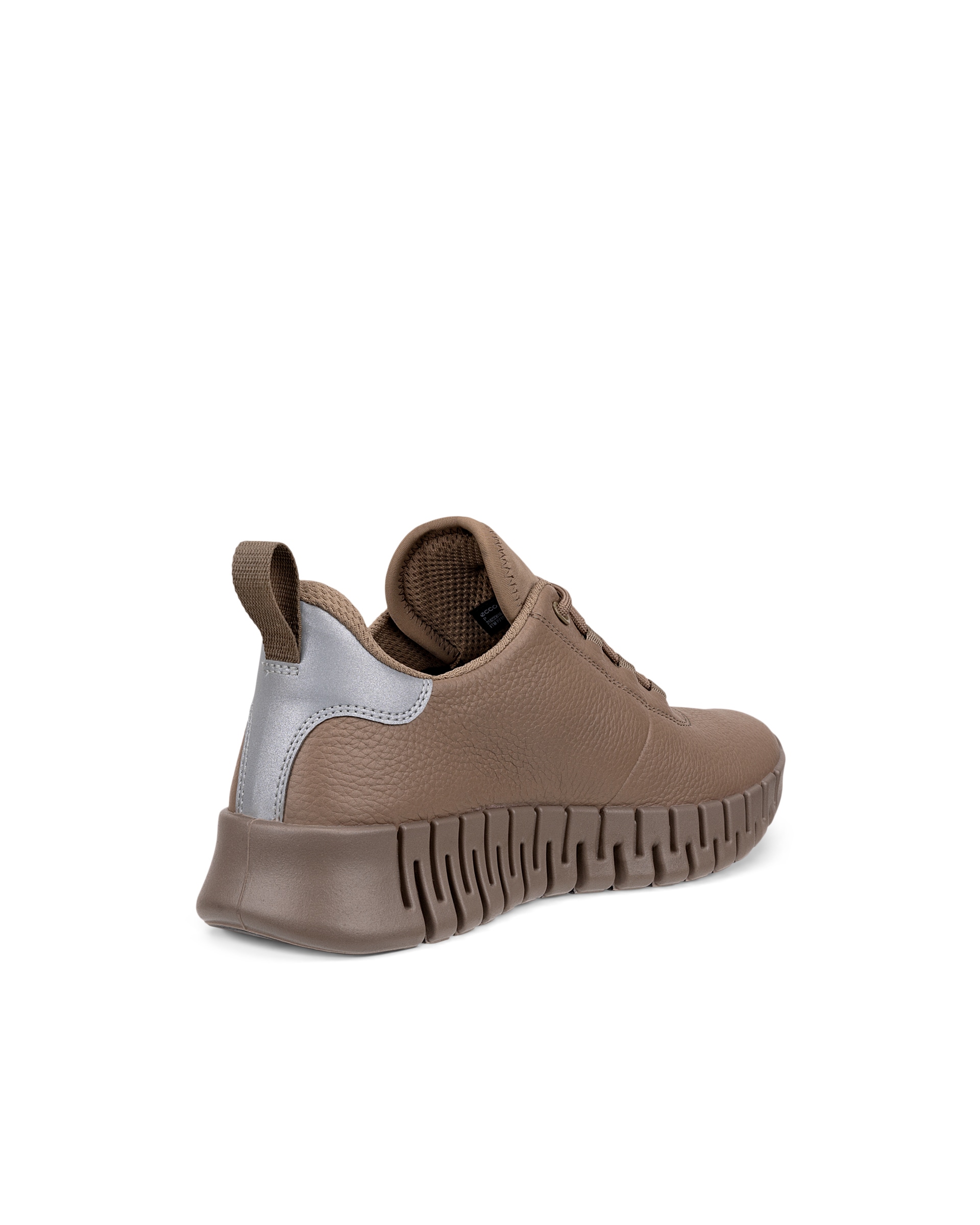 Ténis couro Gore-Tex mulher ECCO® GRUUV - Castanho - Back