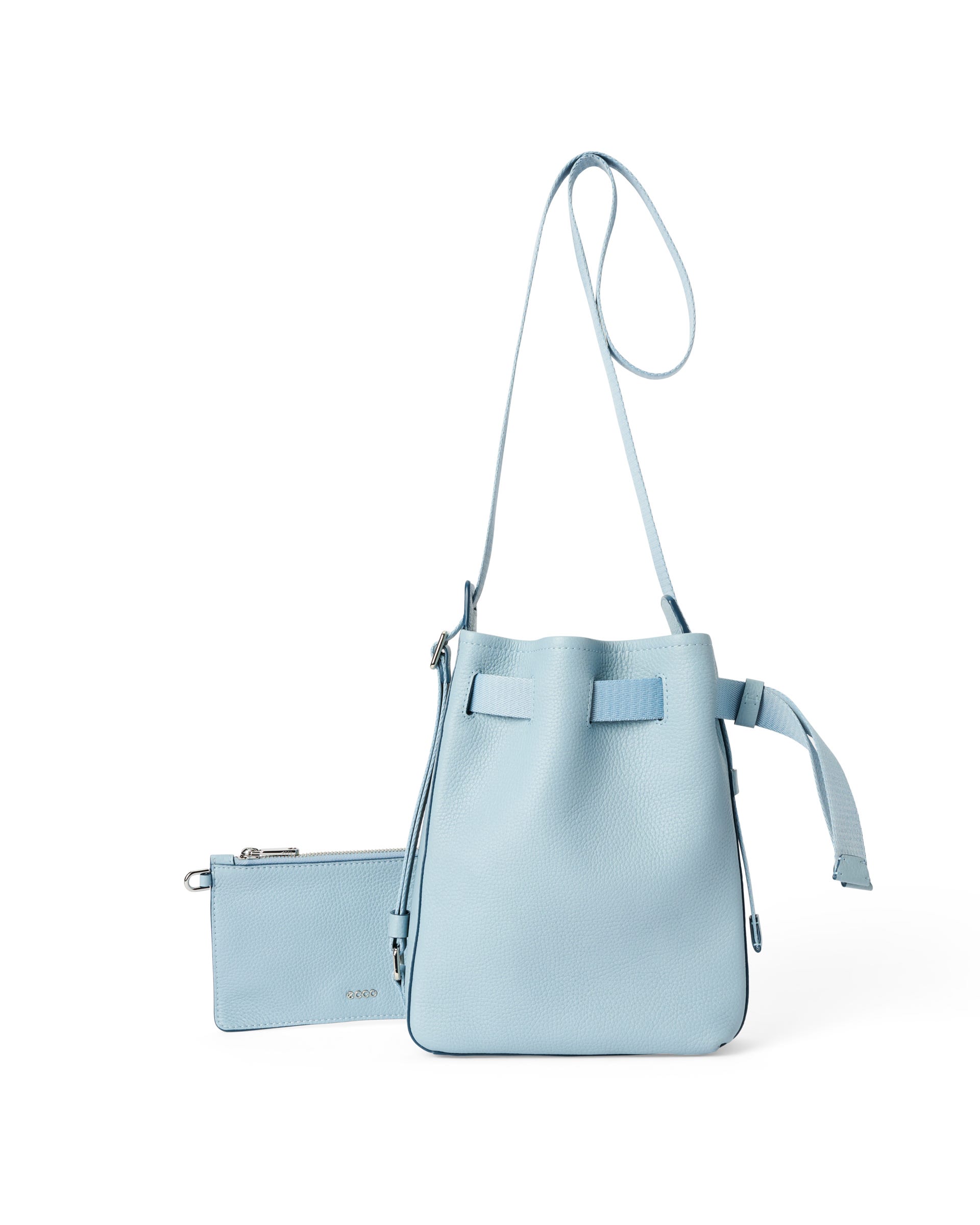 ECCO Sail Small レザーホーボーバッグ - ブルー - Main