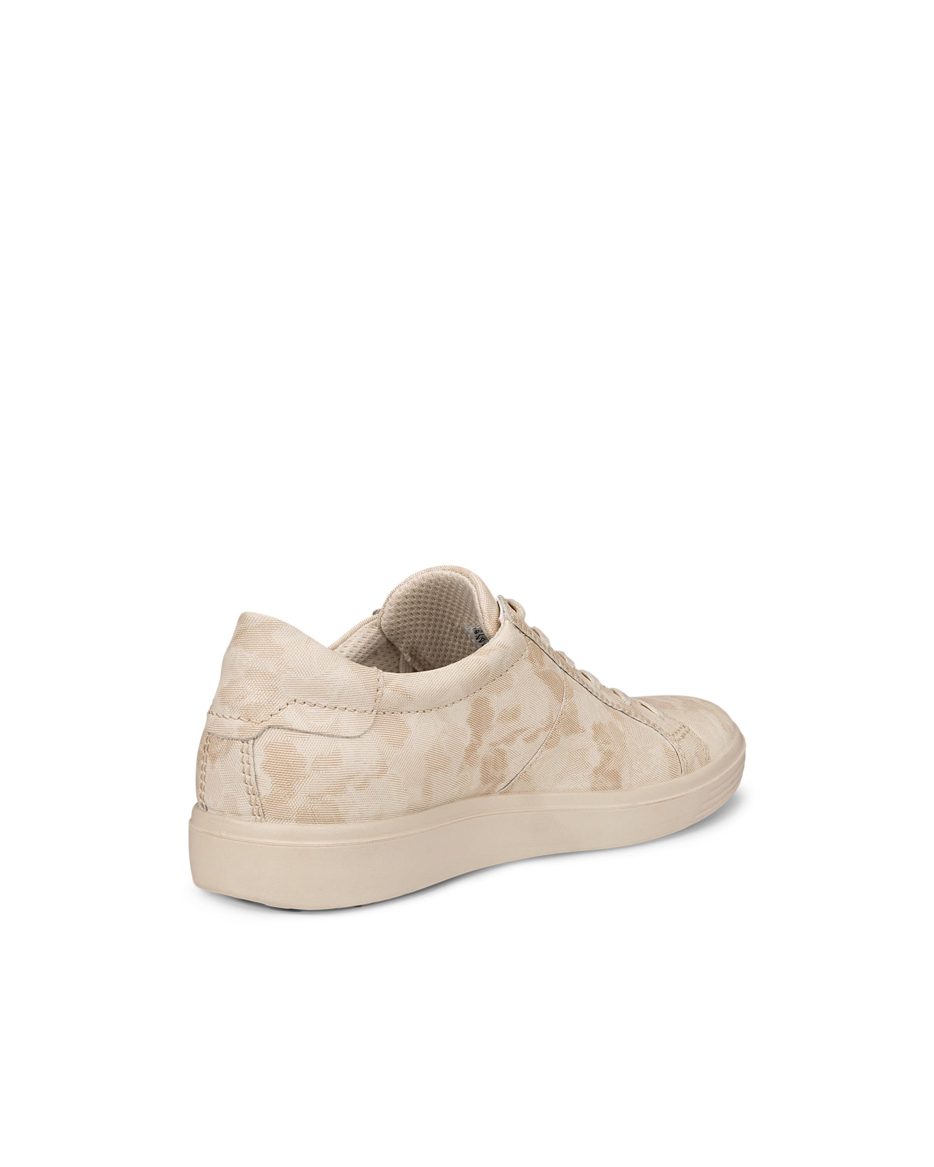 Women's ECCO® Soft Classic Leather Sneaker - White - Back