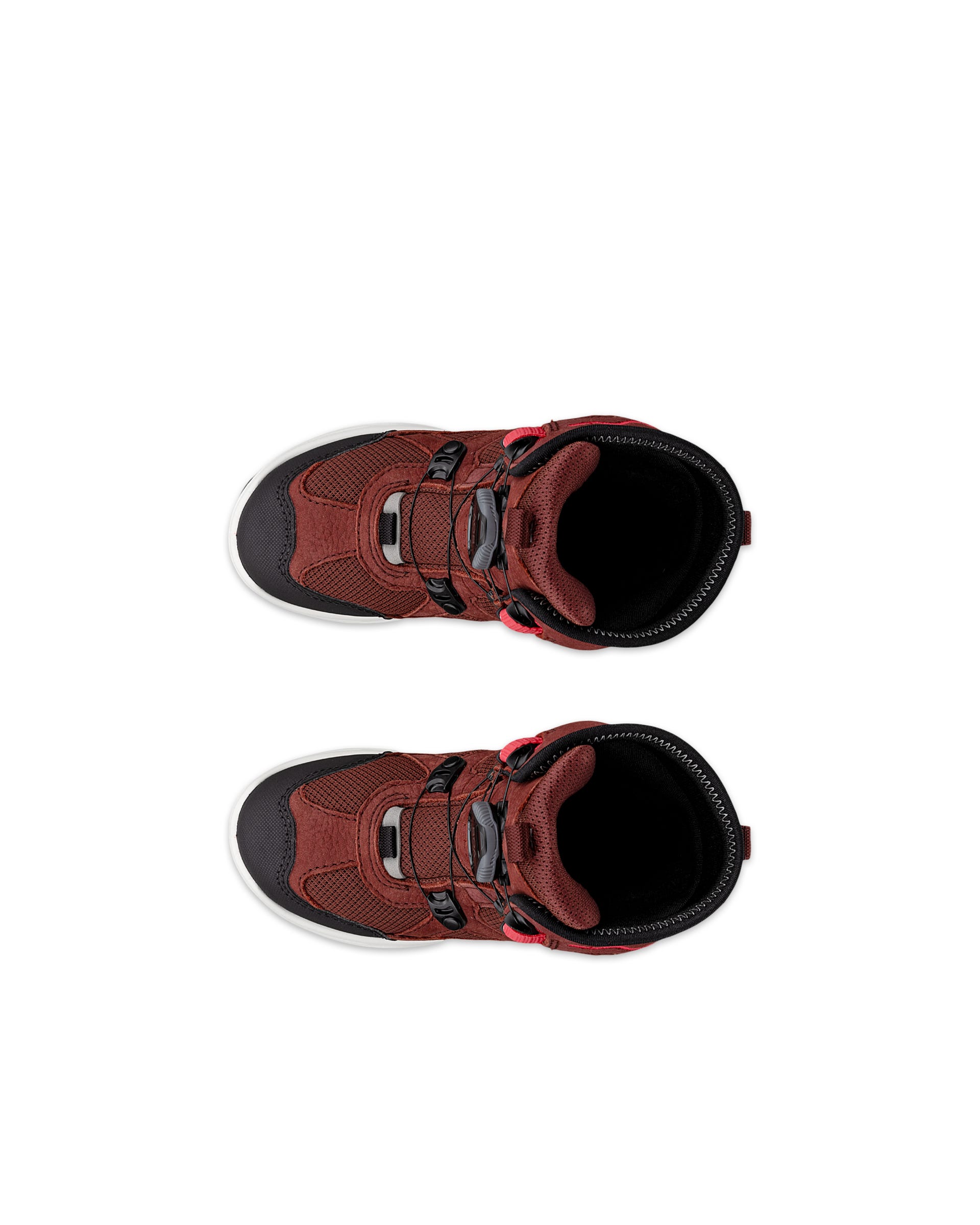 Botines de invierno de nobuk Gore-Tex ECCO® Snow Mountain para niño/a - Rojo - Top left pair