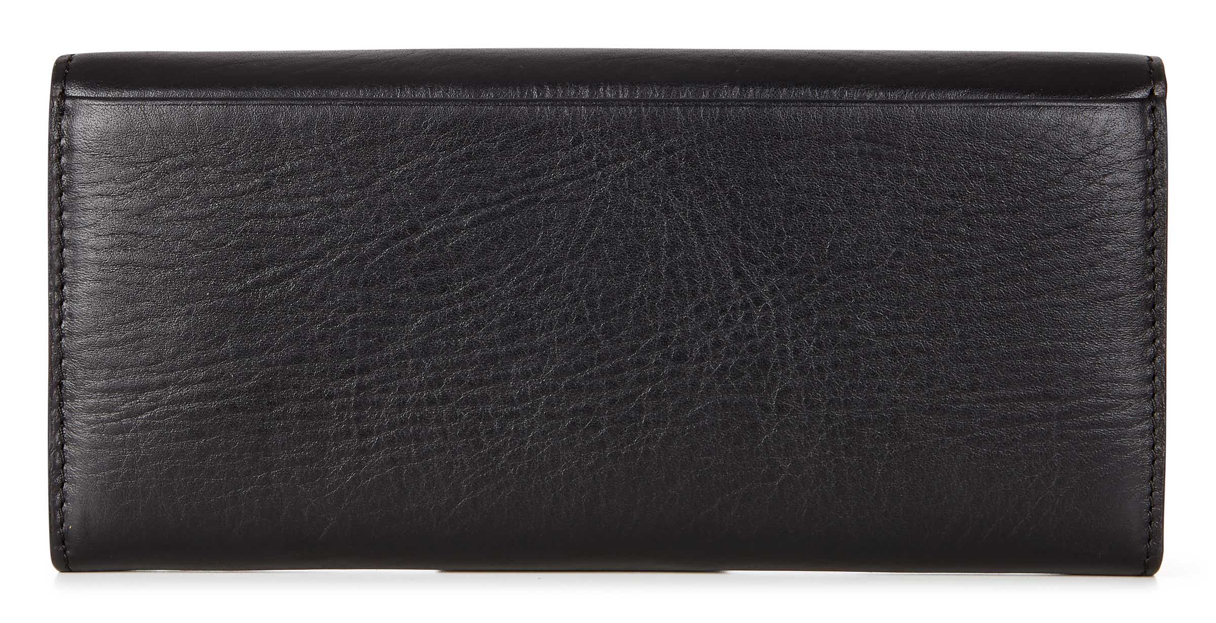 ECCO Sculptured Cont. Wallet - Black - Back