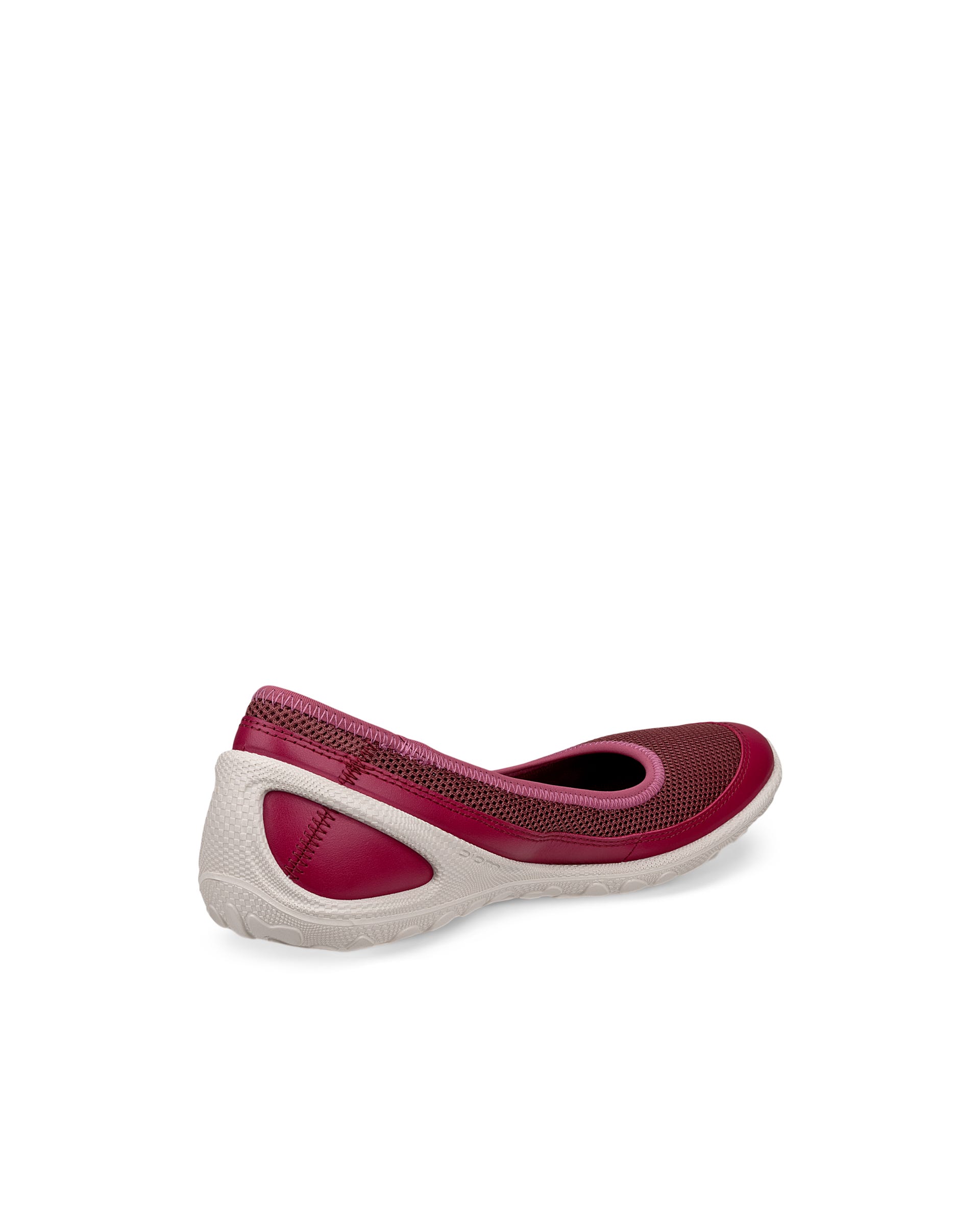 Women's ECCO® Biom Lite Textile Ballerina - Red - Back