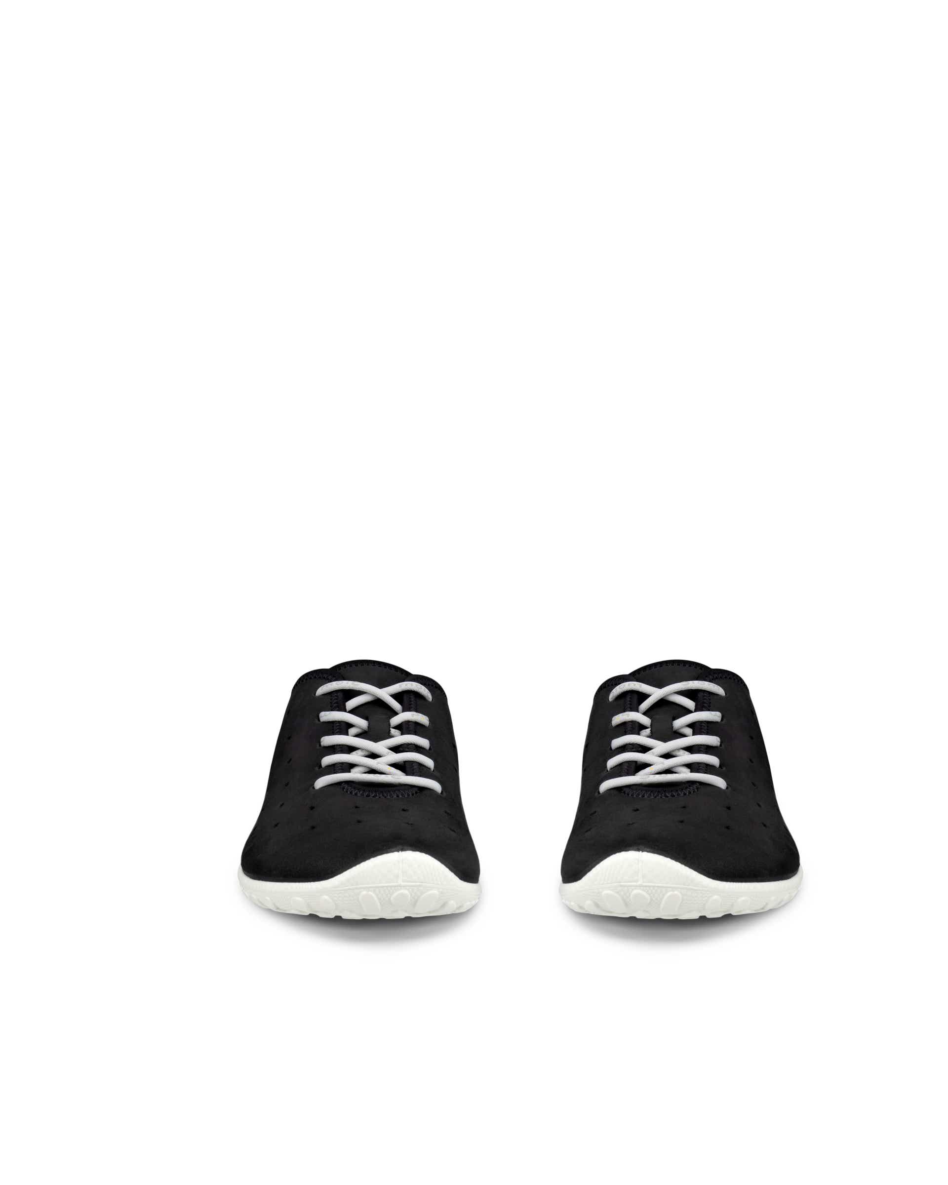 Męskie sznurowane buty z nubuku ECCO® BIOM EVERYDAY - Czarny - Front pair