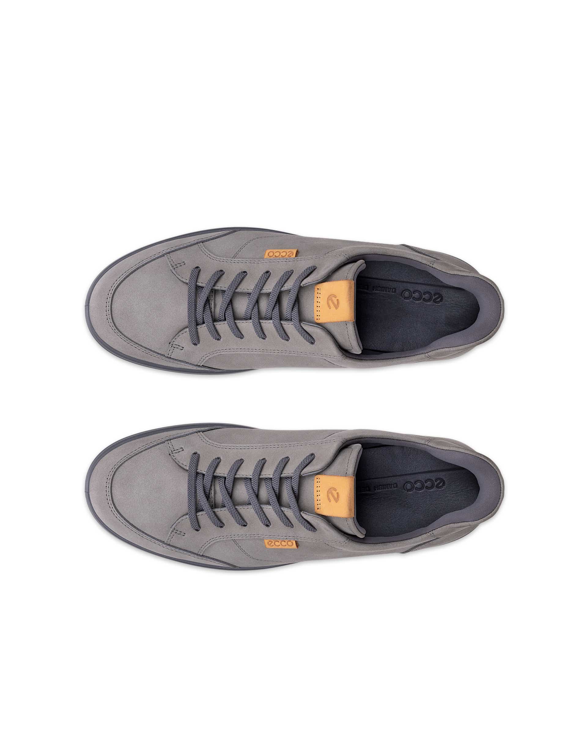 Miesten ECCO® SOFT 7 nupukki tennari - Harmaa - Top left pair