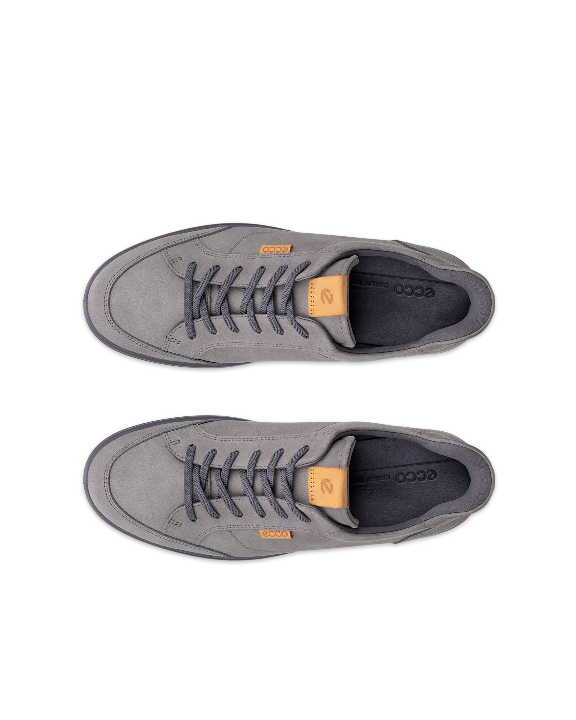 Miesten ECCO® SOFT 7 nupukki tennari - Harmaa - Top left pair