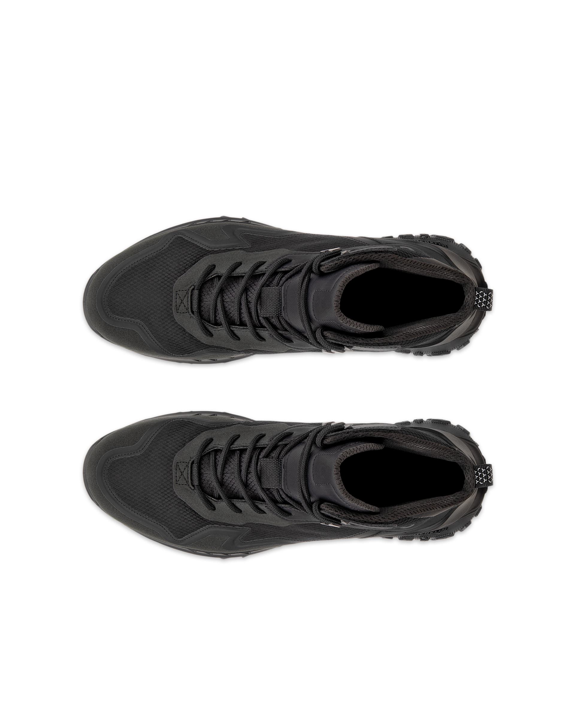 ECCO® ULT-TRN Herren Wasserdichte Wanderschuh aus Veloursleder - Schwarz - Top left pair