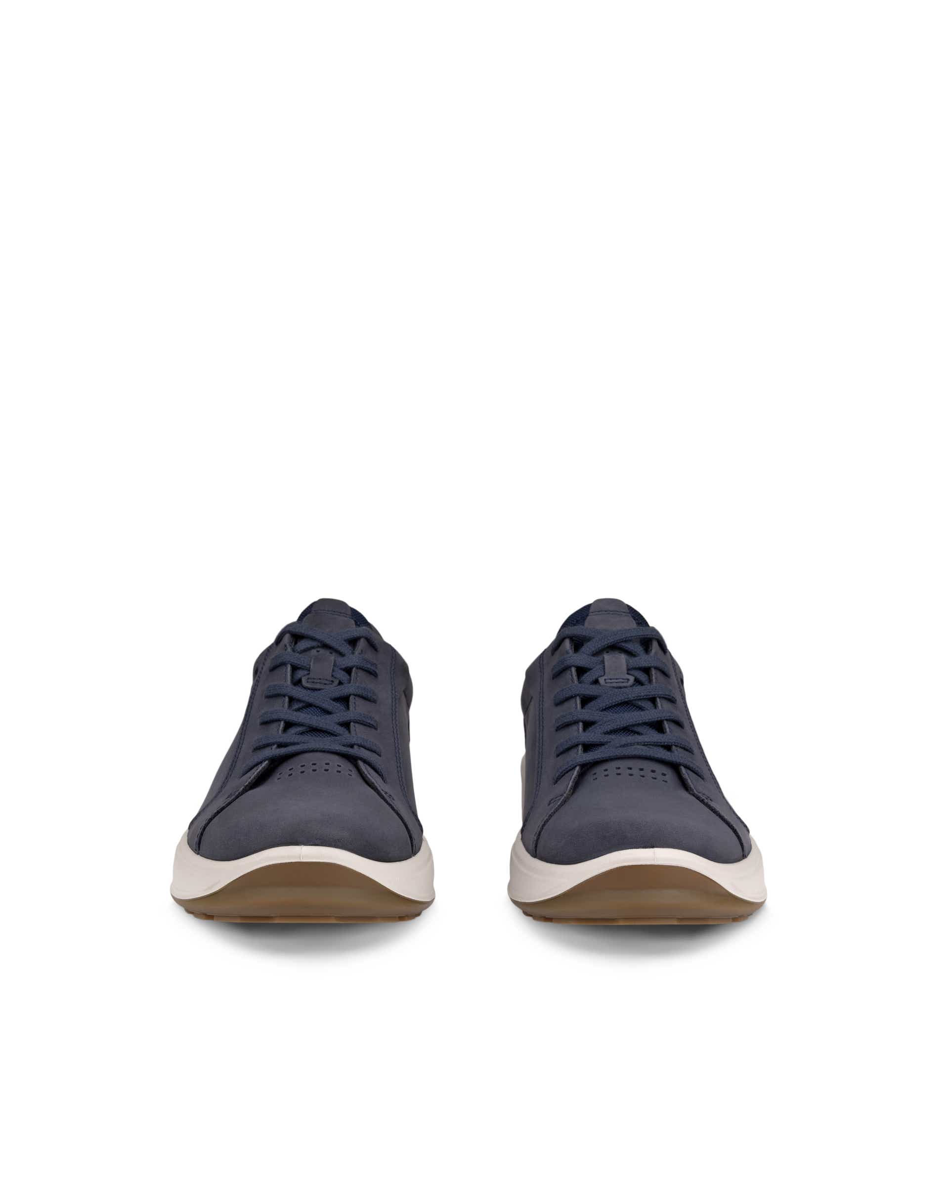 ECCO® Byway 2.0 baskets en nubuck pour homme - Bleu - Front pair