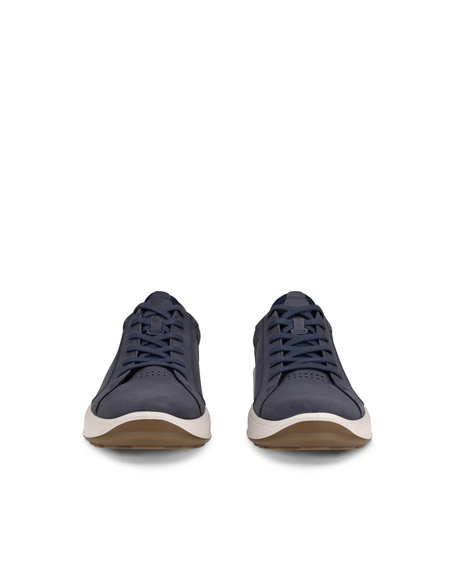ECCO® Byway 2.0 baskets en nubuck pour homme - Bleu - Front pair