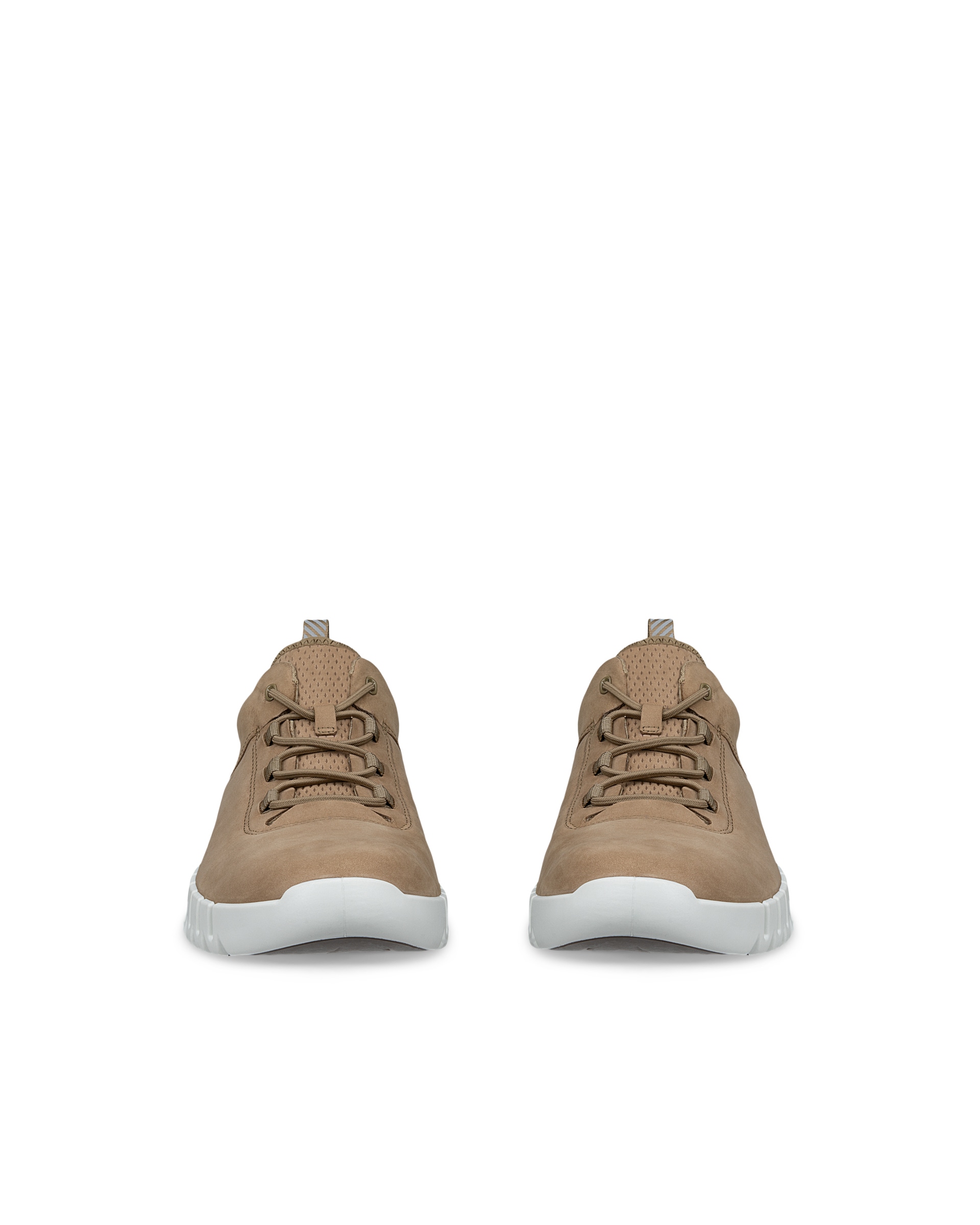 ECCO® GRUUV heren nubuck sneaker - Bruin - Front pair