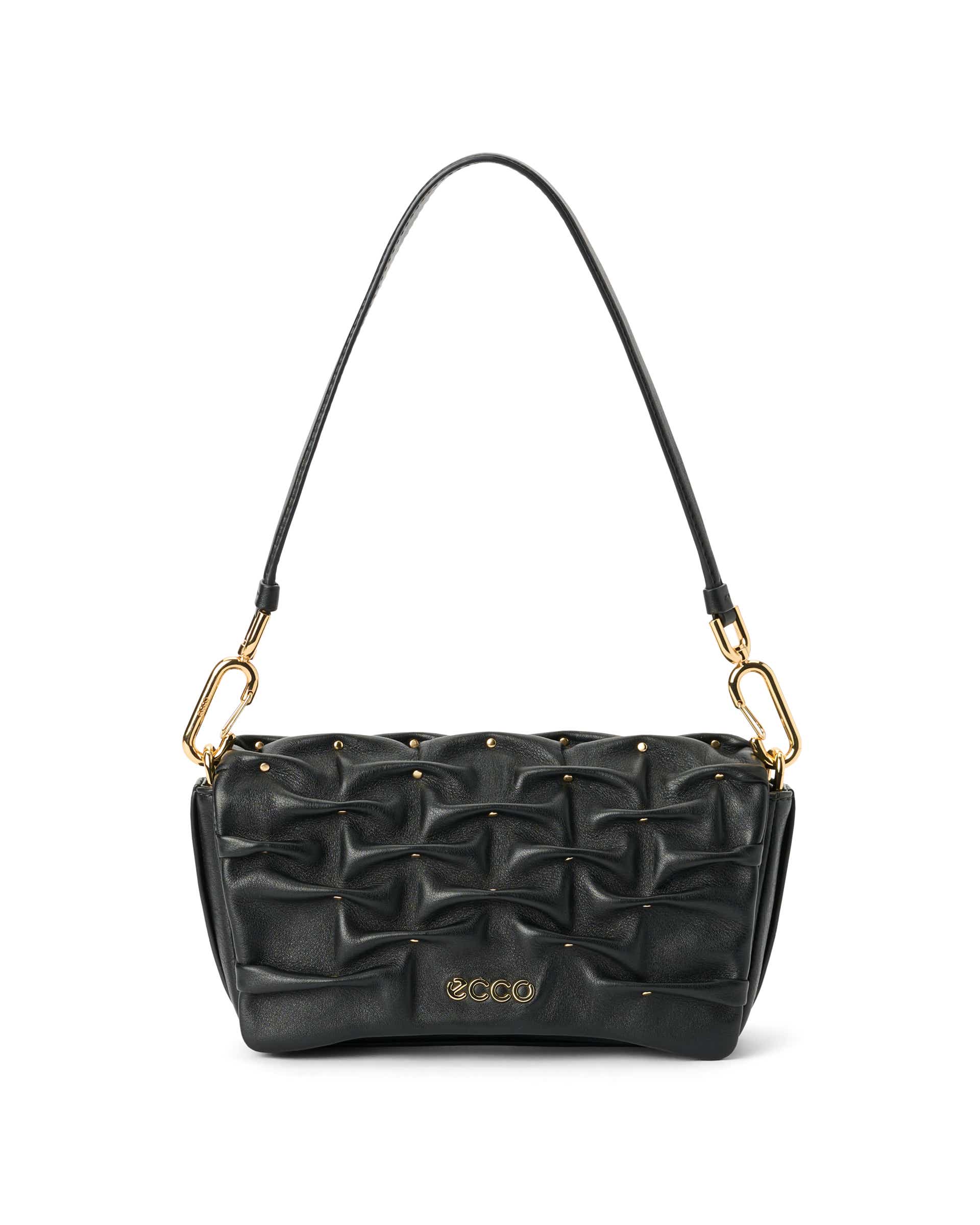 ECCO® Pinch Bag kožna torba preko ramena - Crna - Main