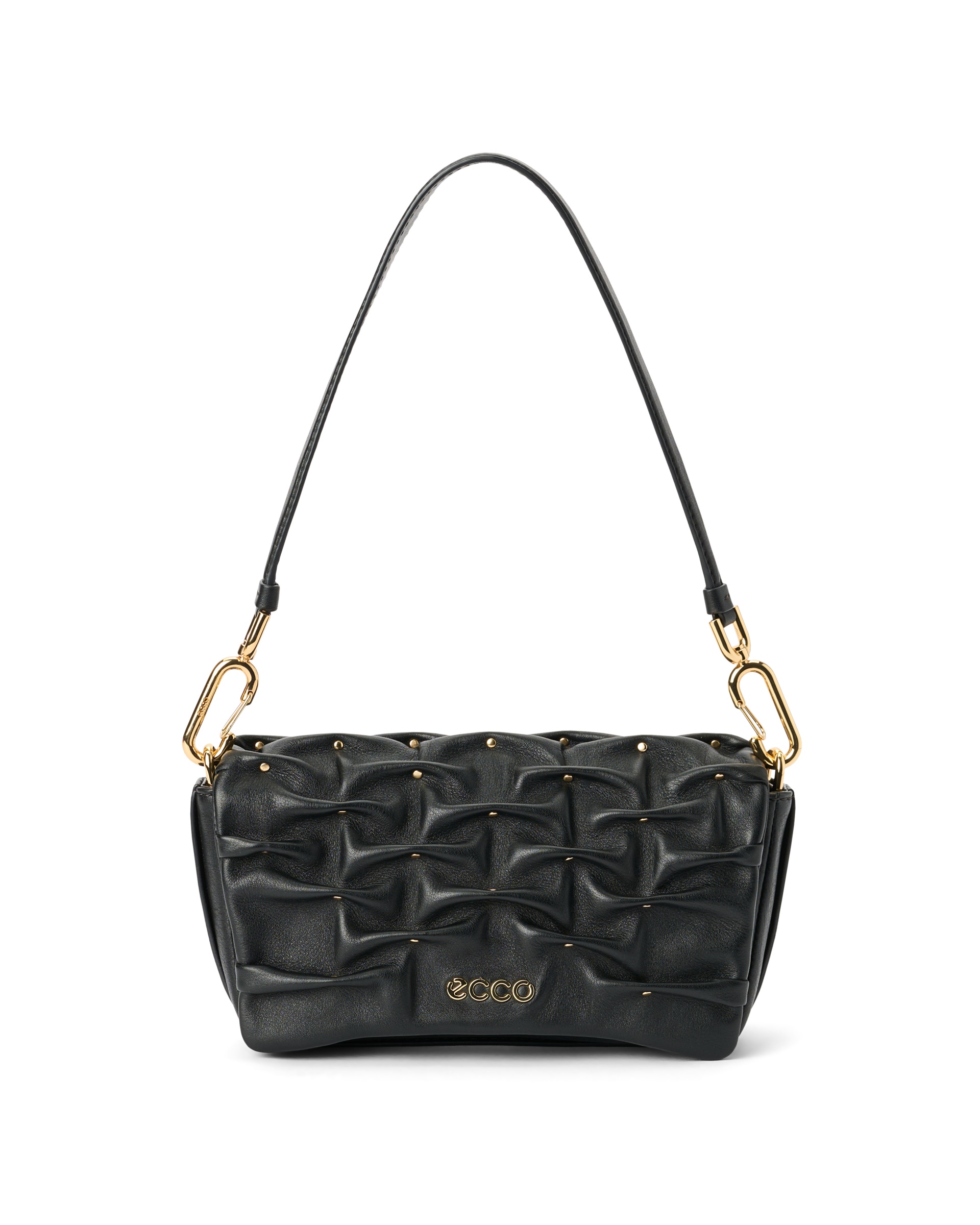 ECCO® Pinch Bag kožna torba preko ramena - Crna - Main