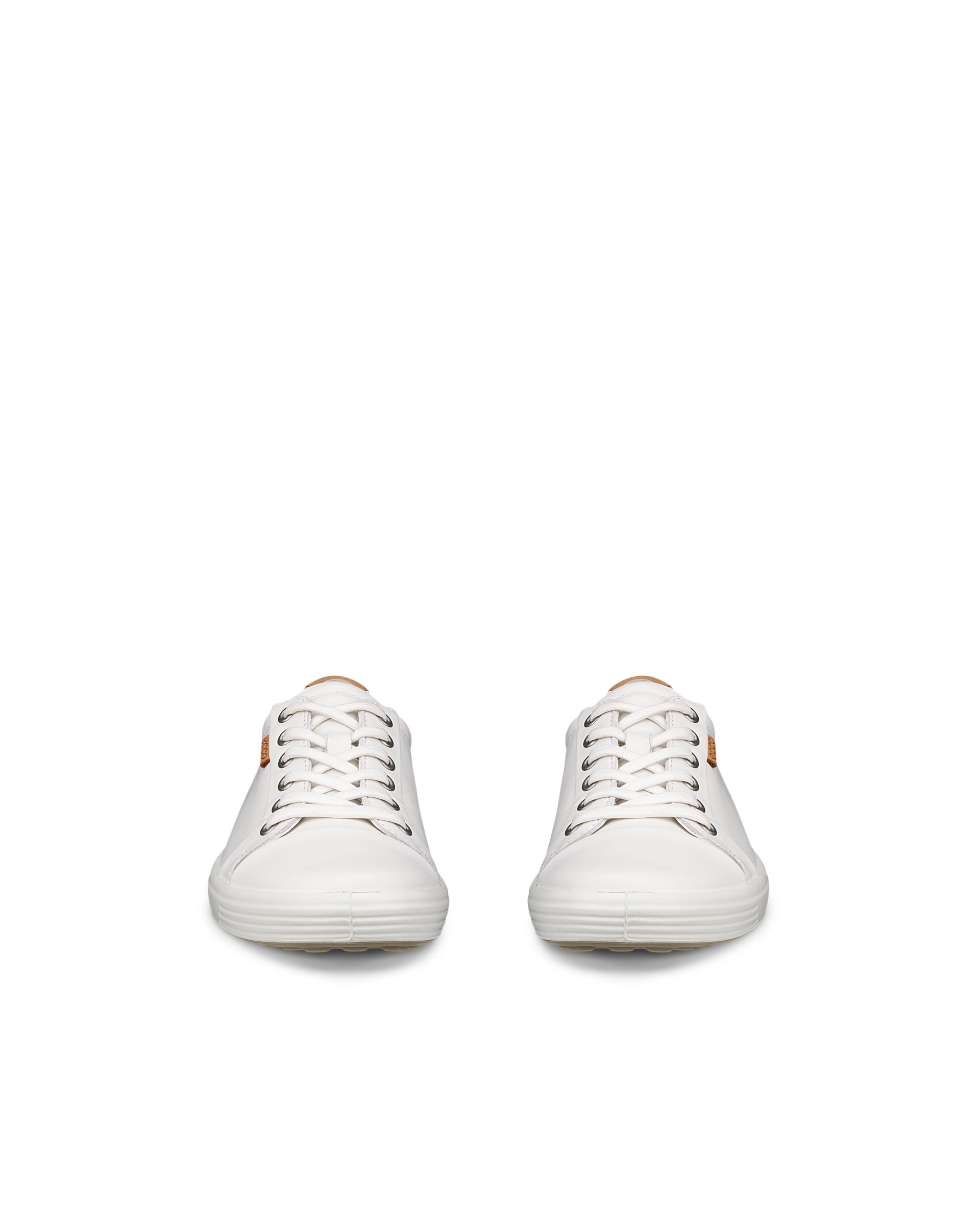 Dámske kožené tenisky ECCO® Soft 7 - Biela - Front pair