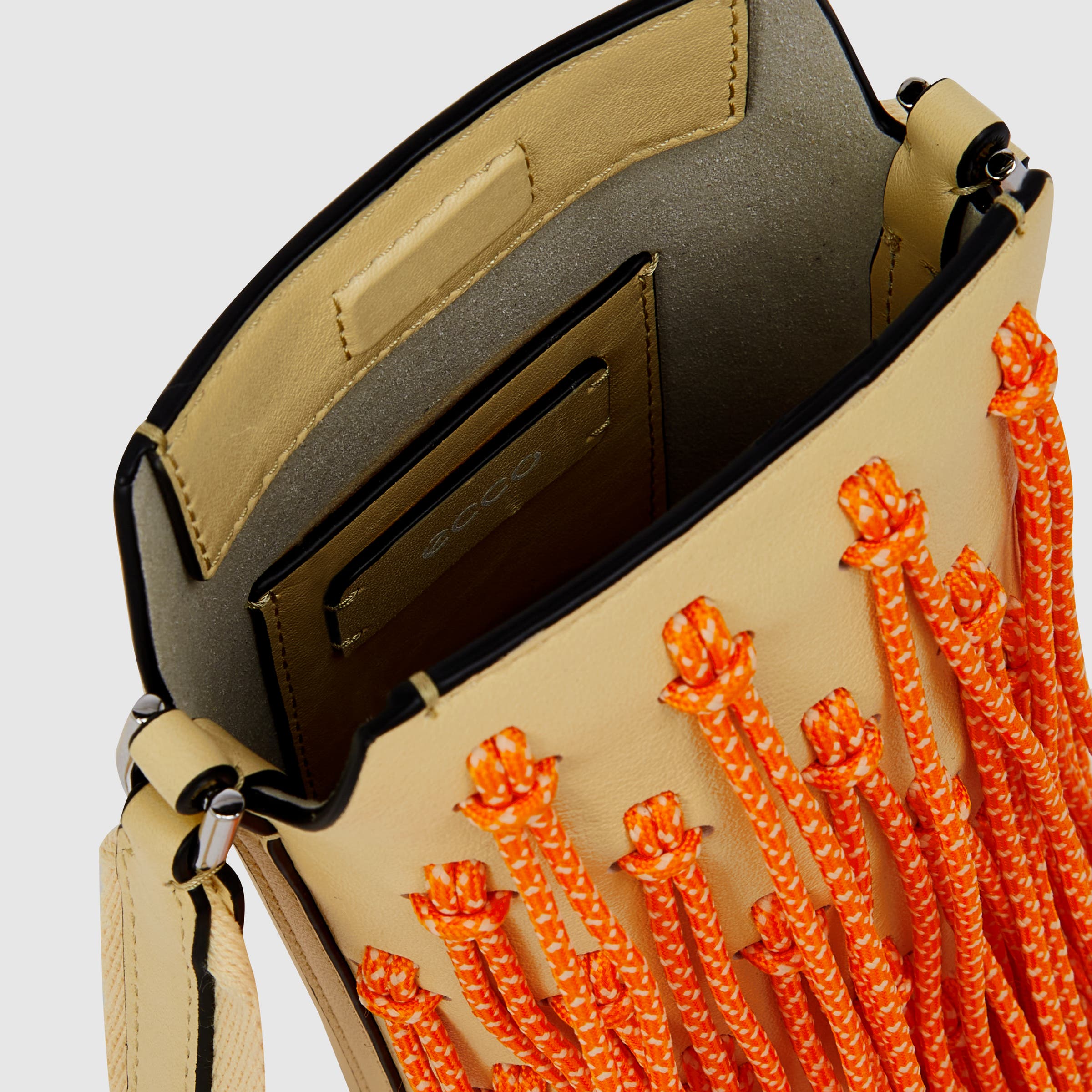 ECCO Pot Bag Laces - Yellow - Inside