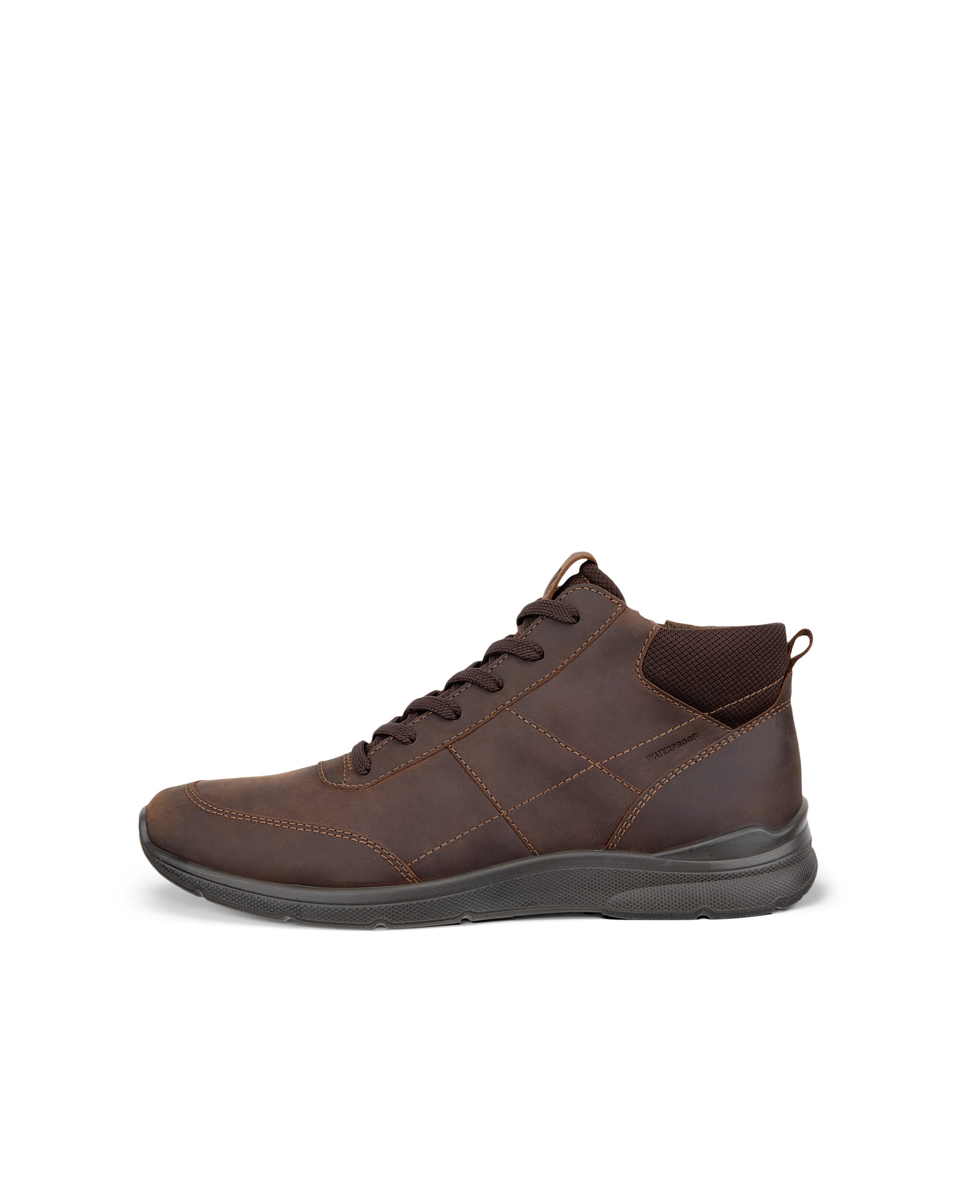 ECCO® IRVING heren waterdichte enkellaars van nubuck - Bruin - Outside