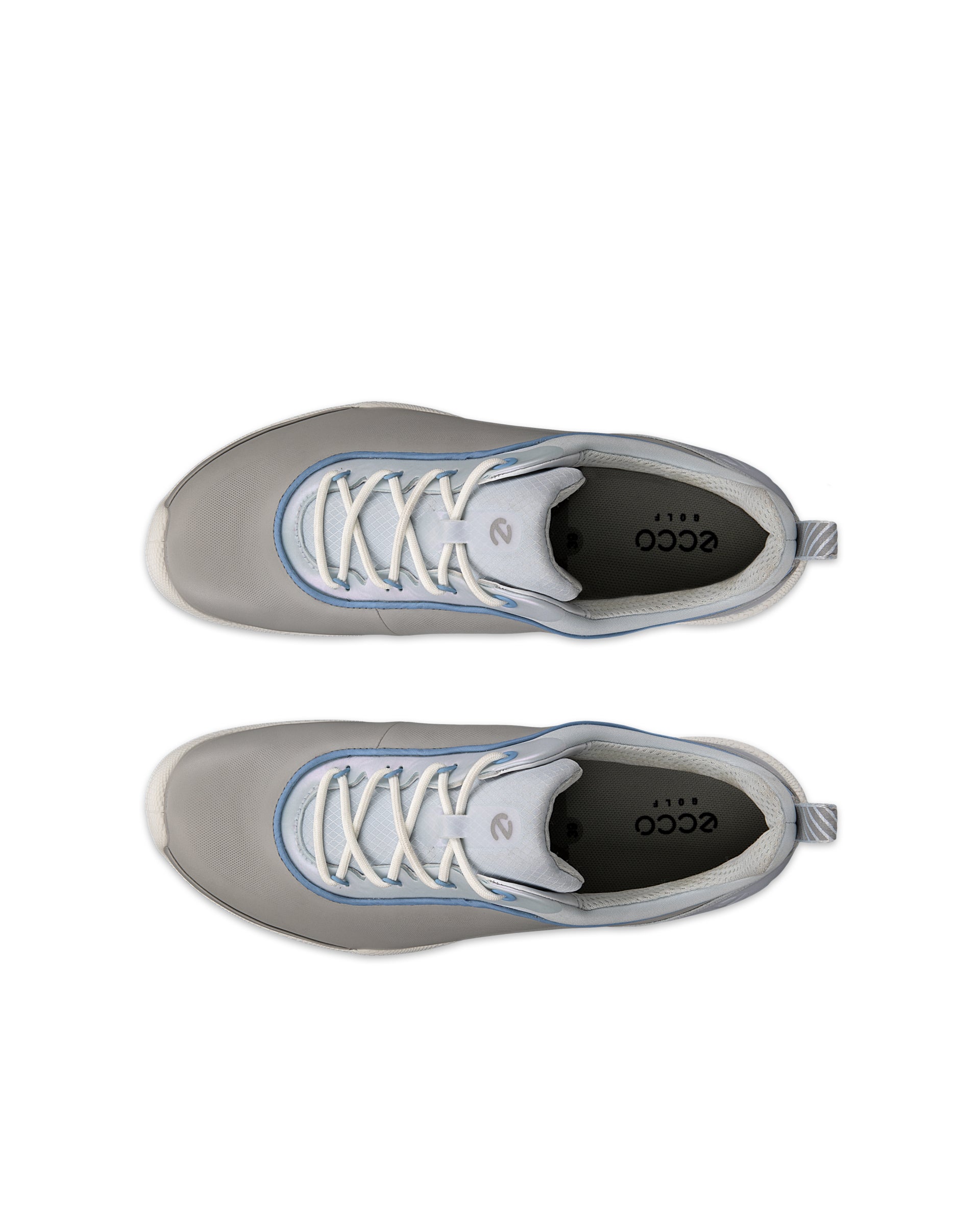 ECCO® Golf Biom Hybrid 1 BNY chaussure de golf en cuir pour femme - Gris - Top left pair